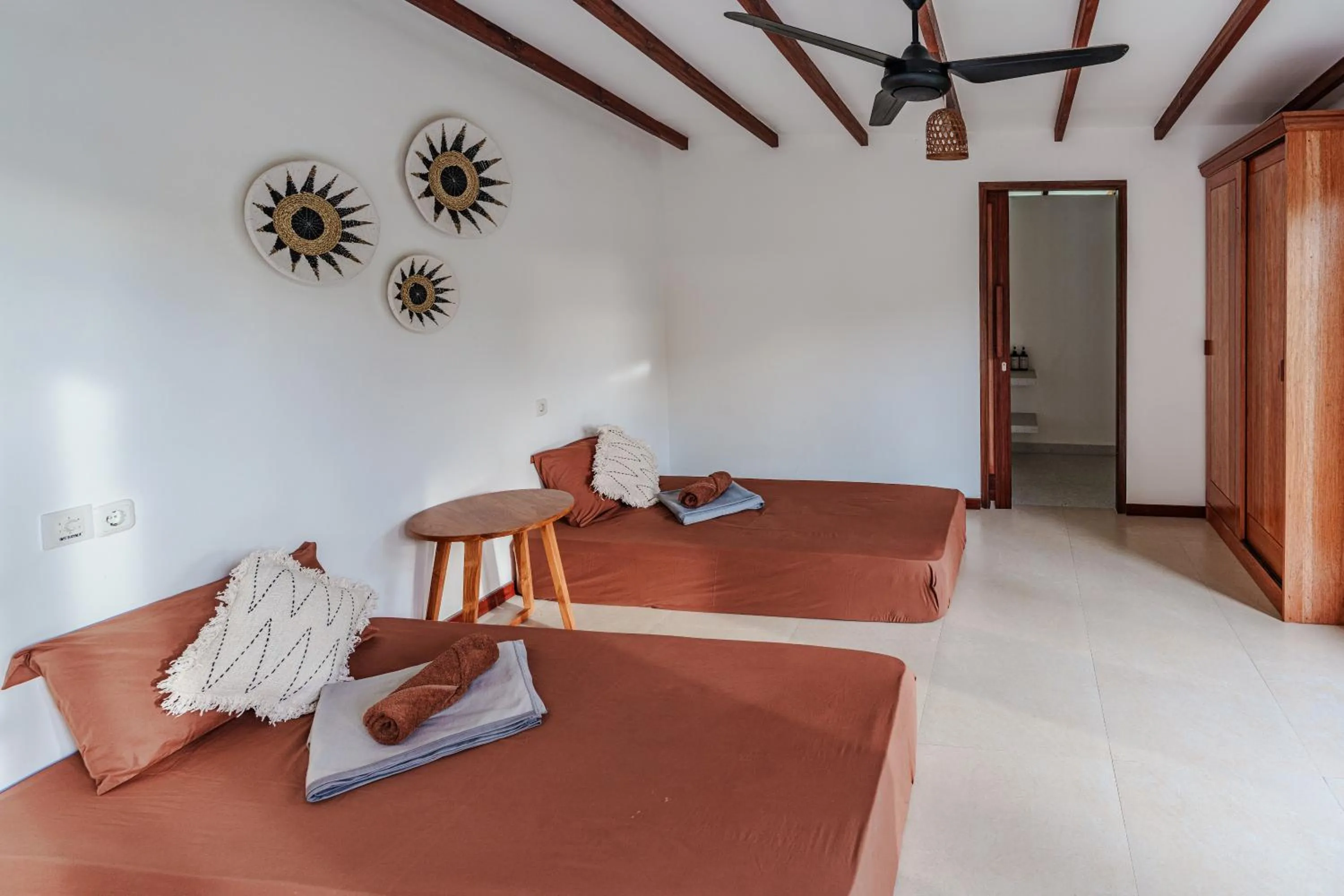 Bed in Reconnect - Private Island Resort & Dive Center Togean - Buka Buka Island