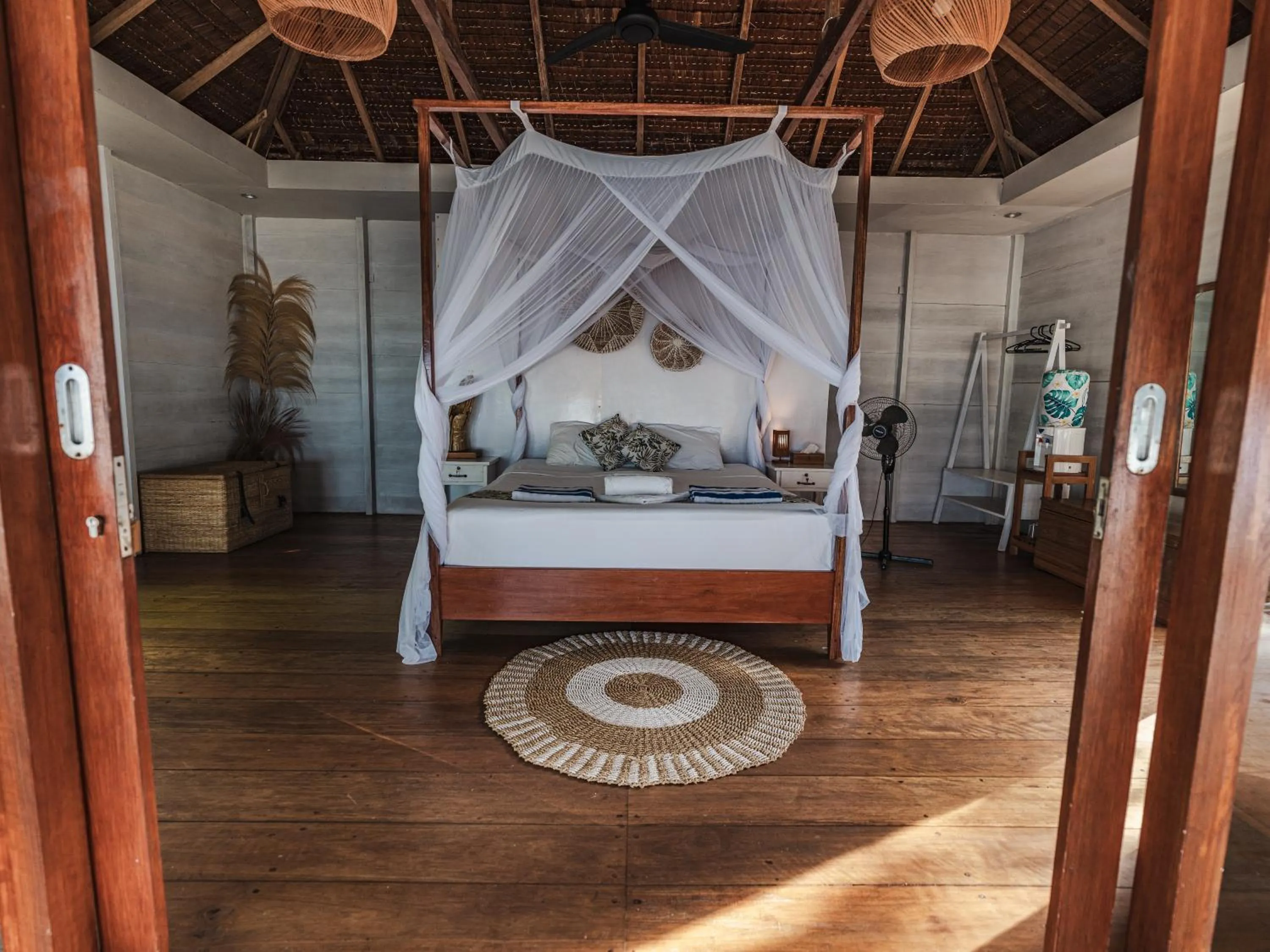 Bed in Reconnect - Private Island Resort & Dive Center Togean - Buka Buka Island