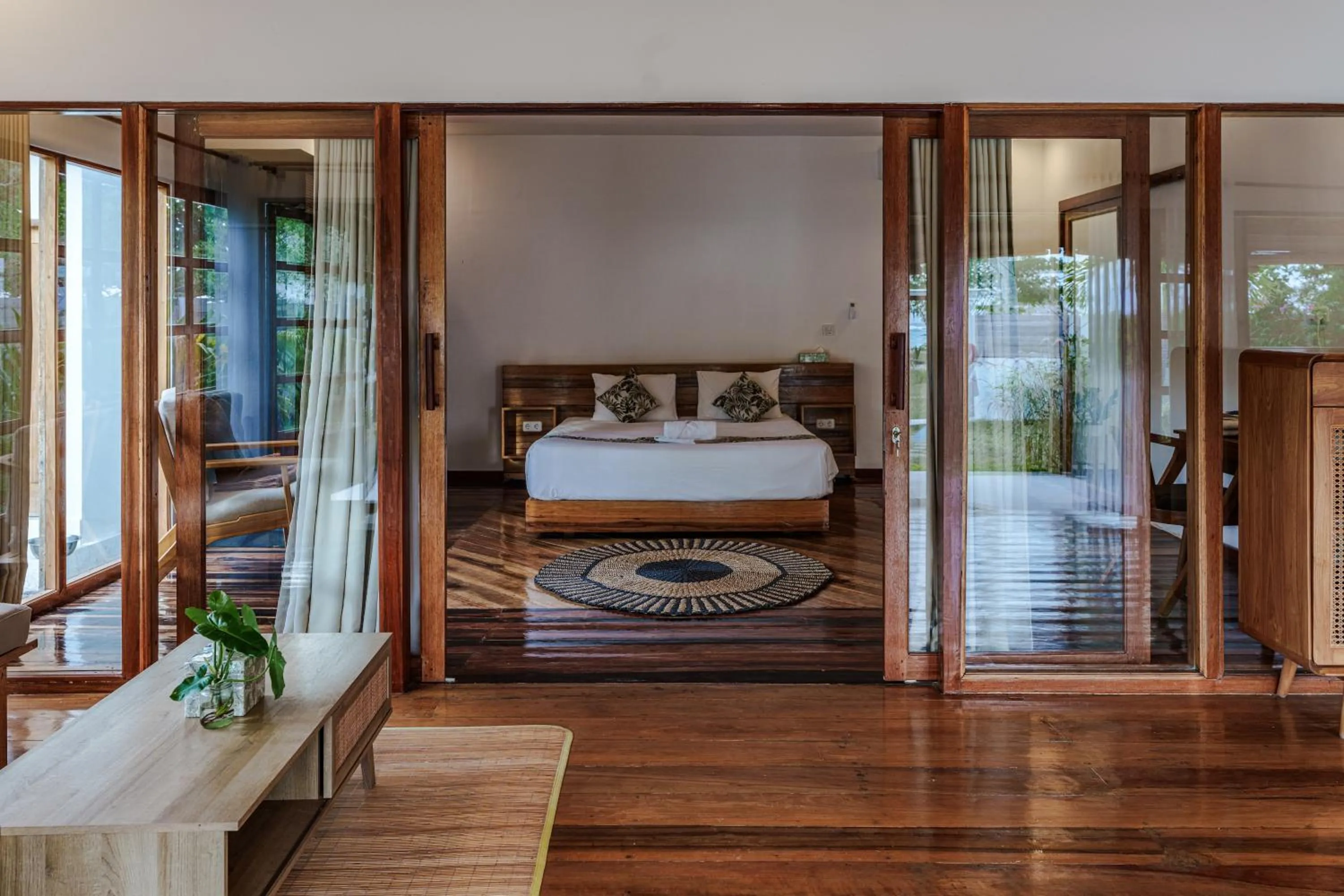 Bed in Reconnect - Private Island Resort & Dive Center Togean - Buka Buka Island