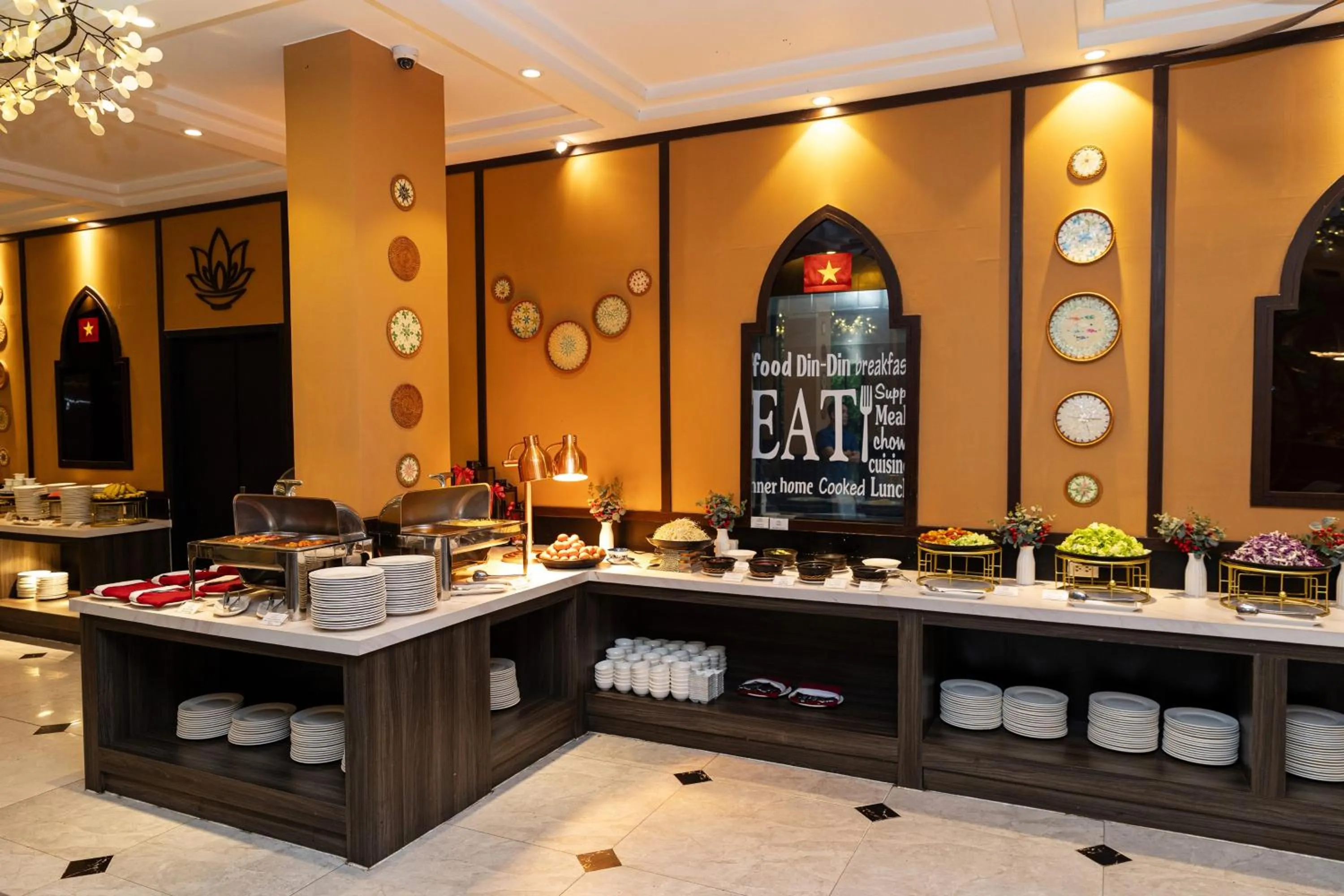 Breakfast in Paralia Khem Beach Phu Quoc Hotel