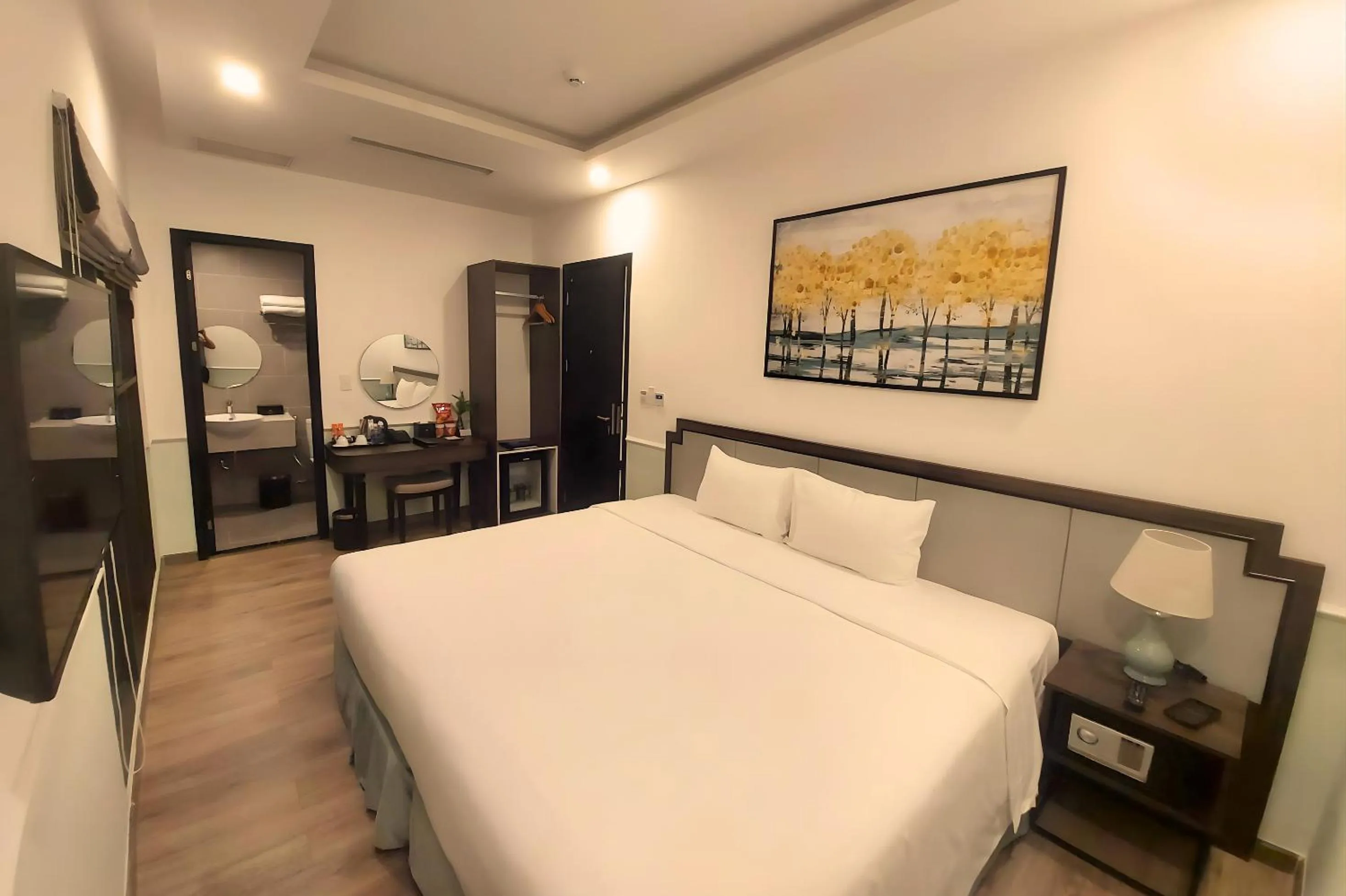 Bed in Paralia Khem Beach Phu Quoc Hotel