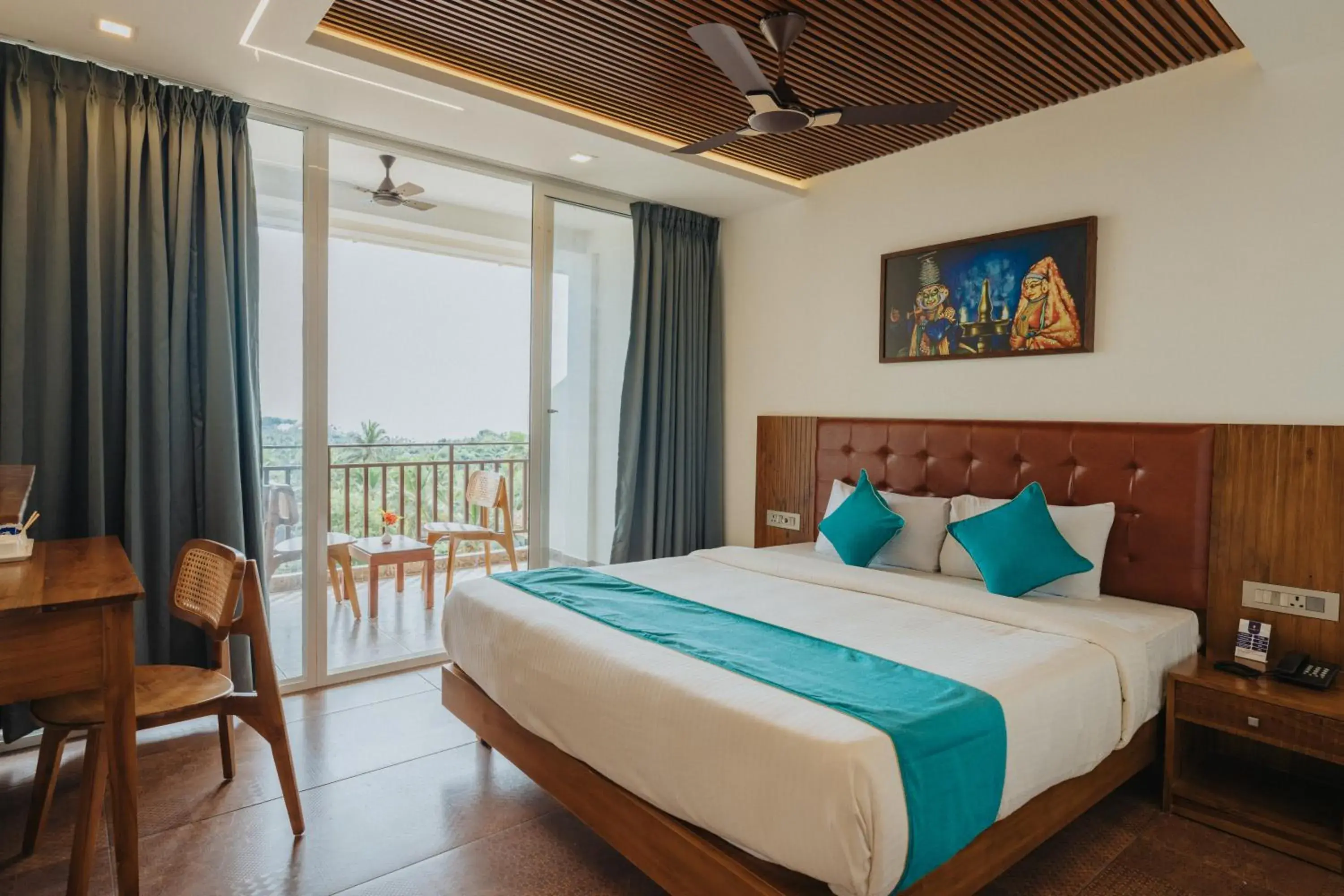 Deluxe Double Room with Balcony in Aadisaktthi Leisure Resort, Kovalam Deluxe Double Room with Balcony in Aadisaktthi Leisure Resort, Kovalam