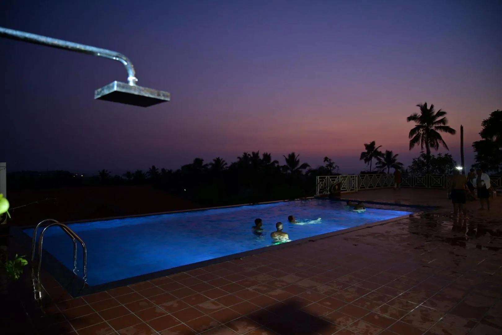 Swimming pool in Aadisaktthi Leisure Resort, Kovalam