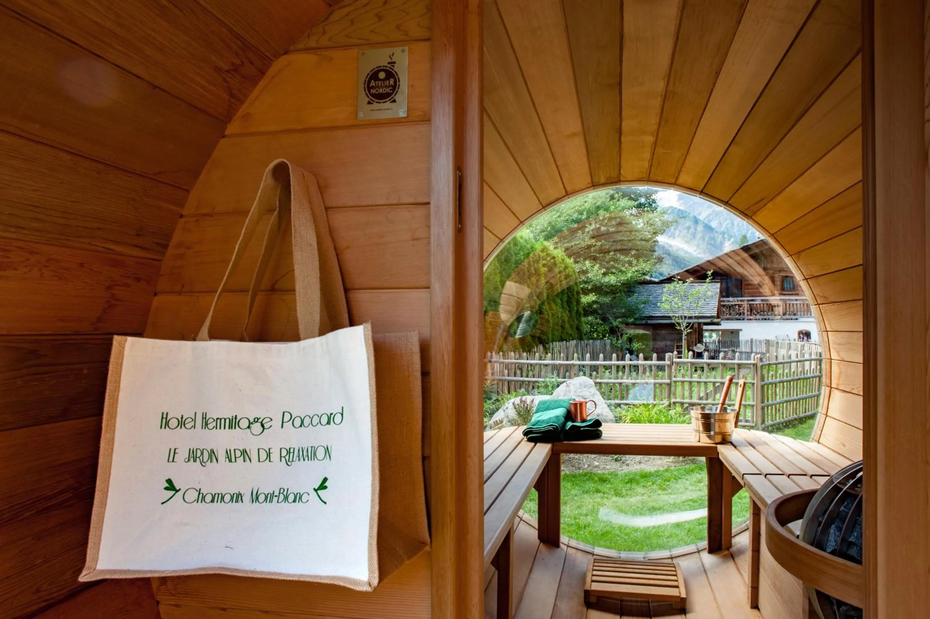Garden in Chalet-Hôtel Hermitage