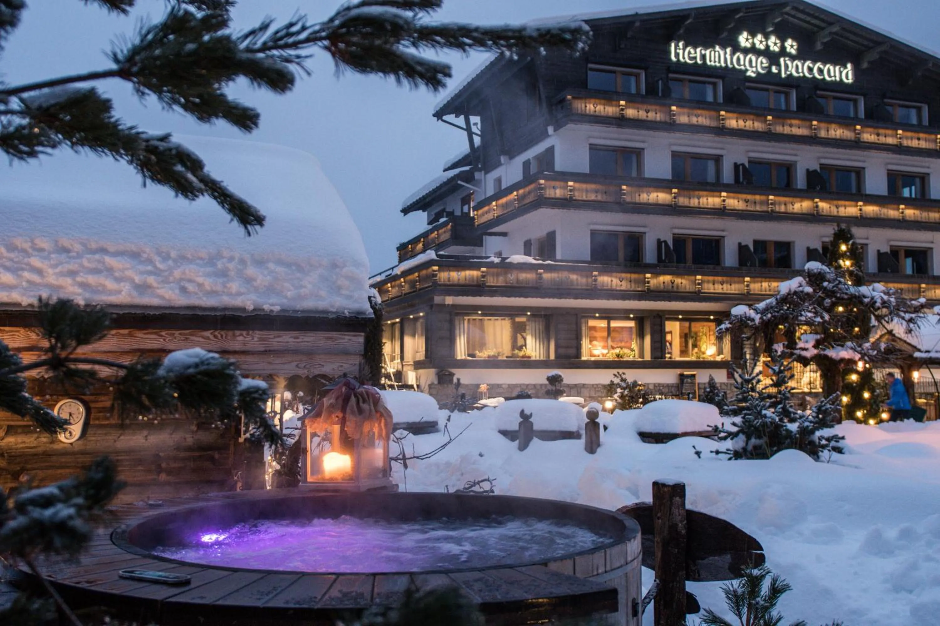 Spa and wellness centre/facilities in Chalet-Hôtel Hermitage