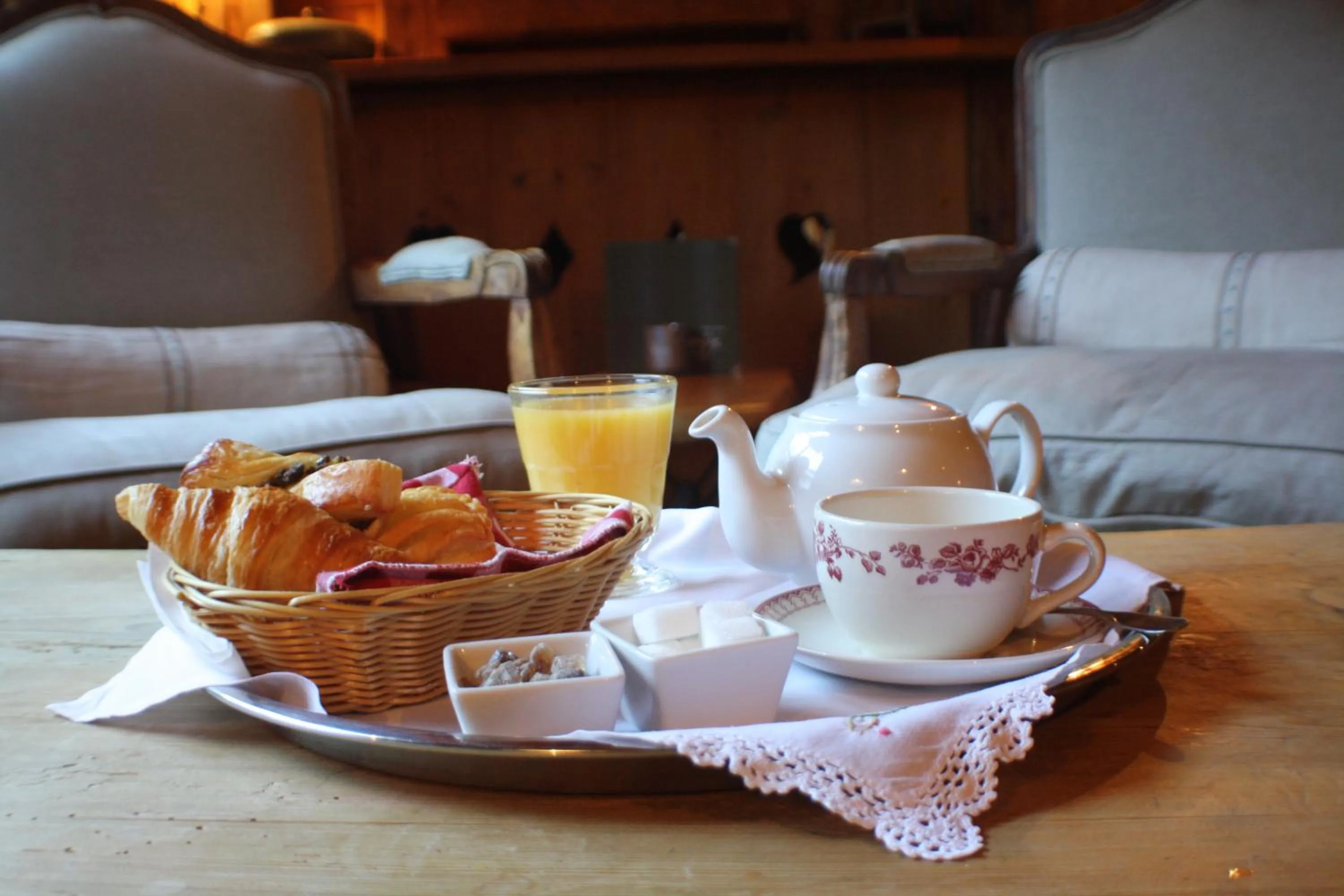 Restaurant/places to eat in Chalet-Hôtel Hermitage