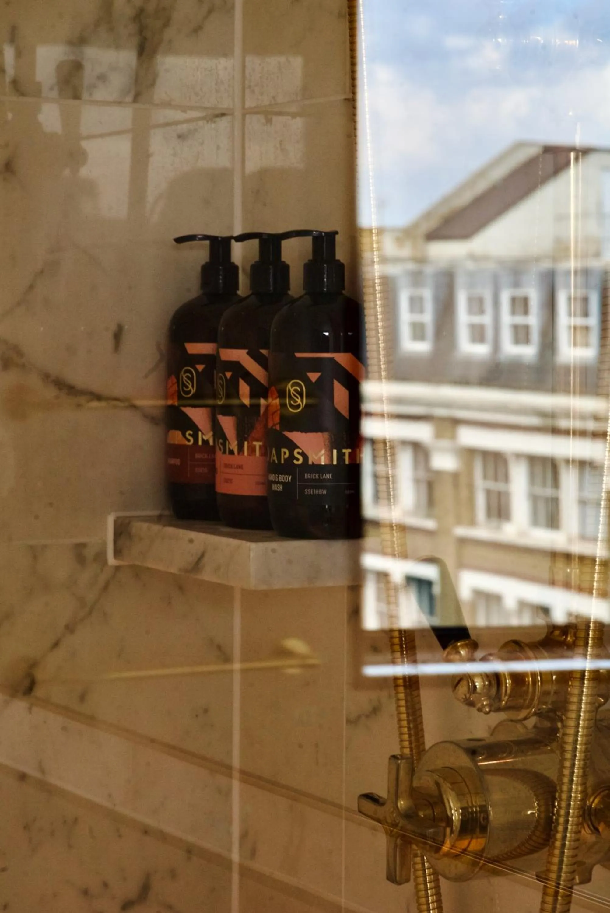 Shower in Hart Shoreditch Hotel London, Curio Collection by Hilton