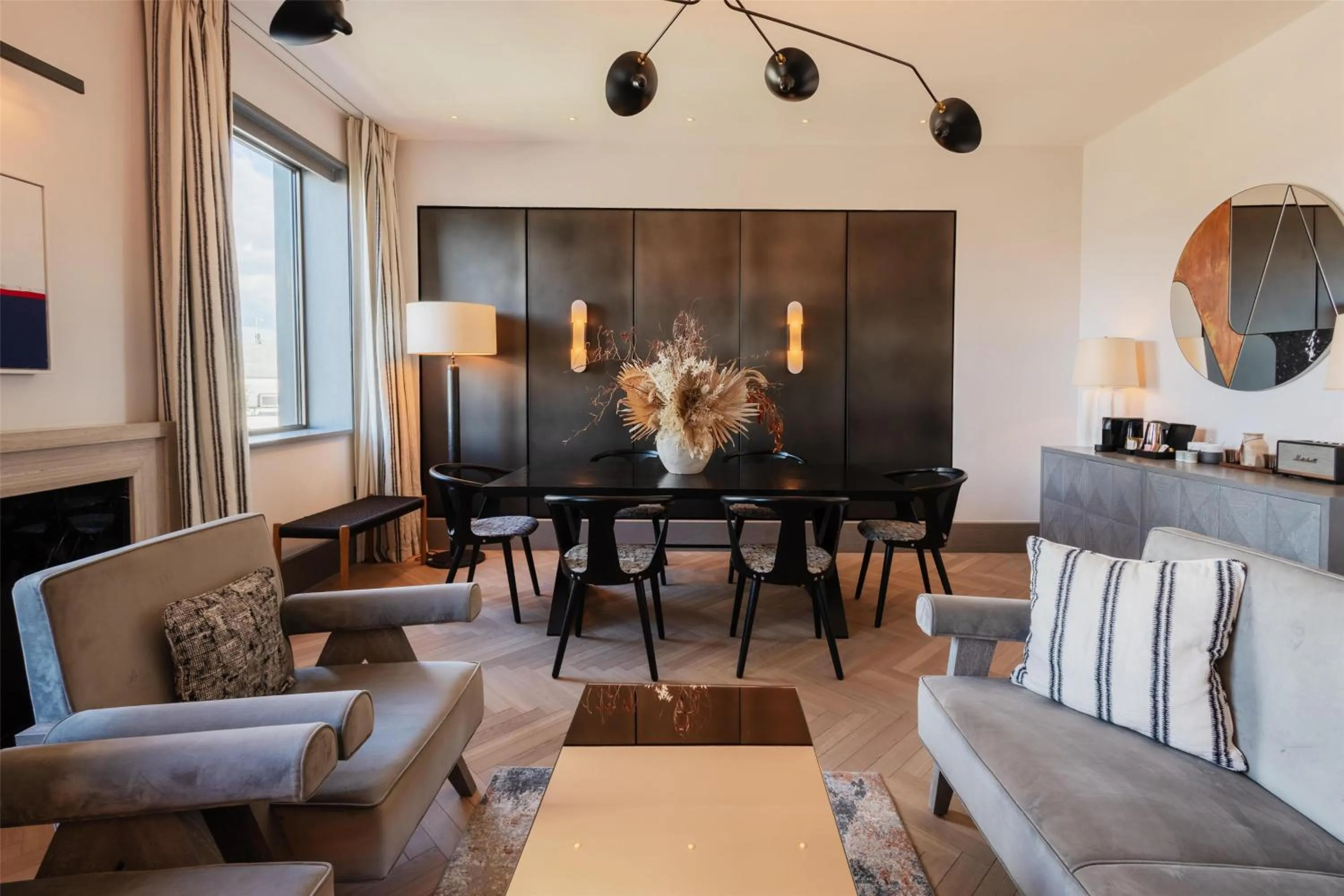 Living room in Hart Shoreditch Hotel London, Curio Collection by Hilton