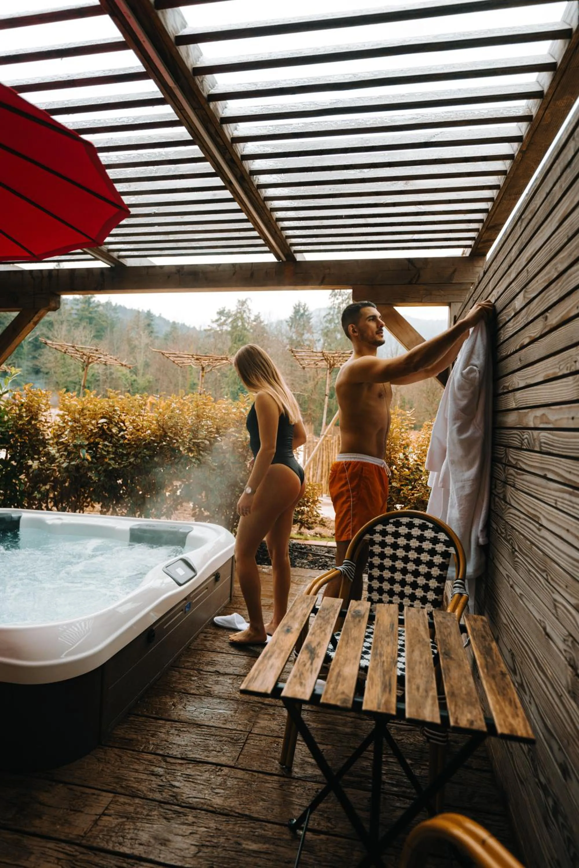 People in Les Violettes Hotel & Spa