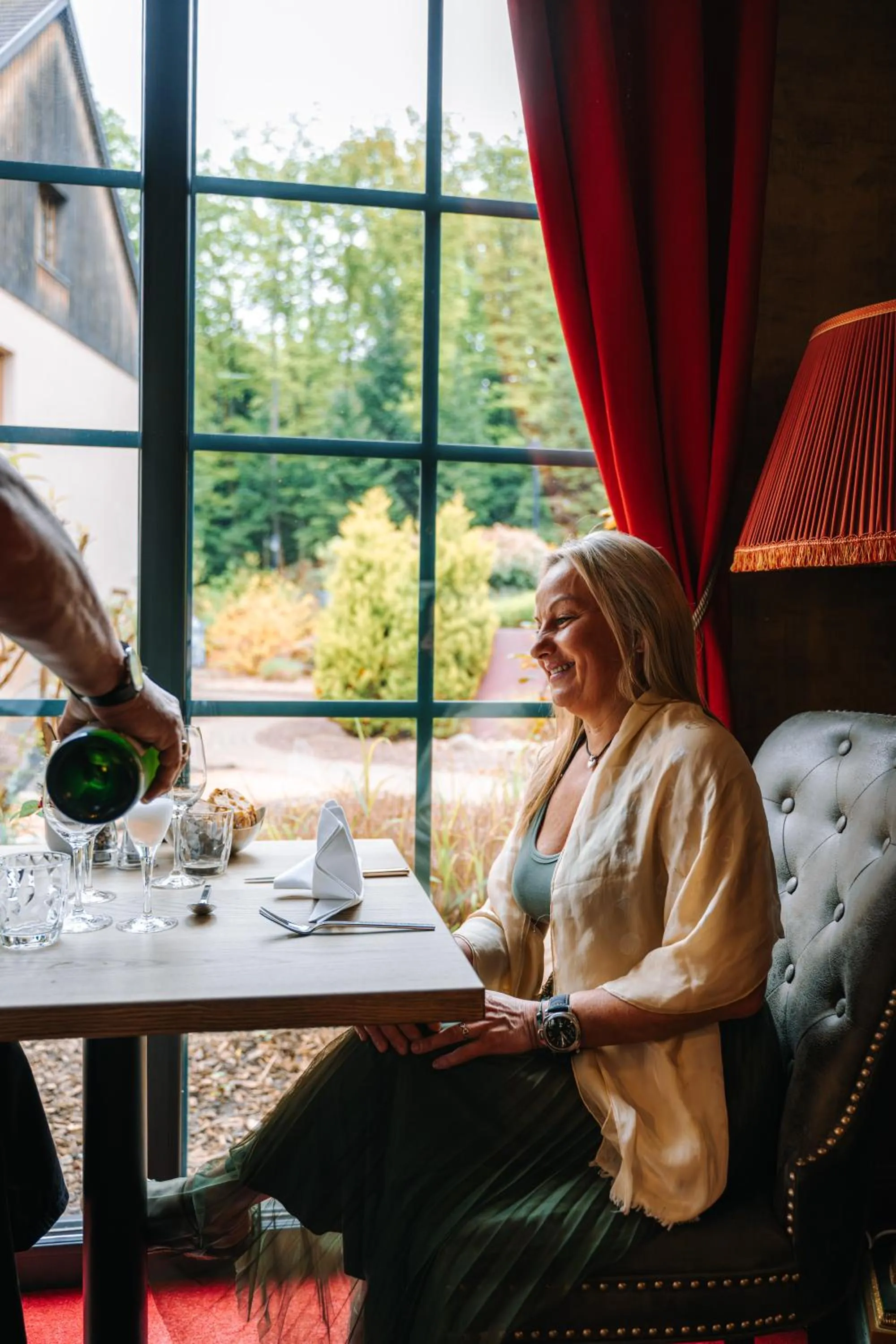 Restaurant/places to eat in Les Violettes Hotel & Spa