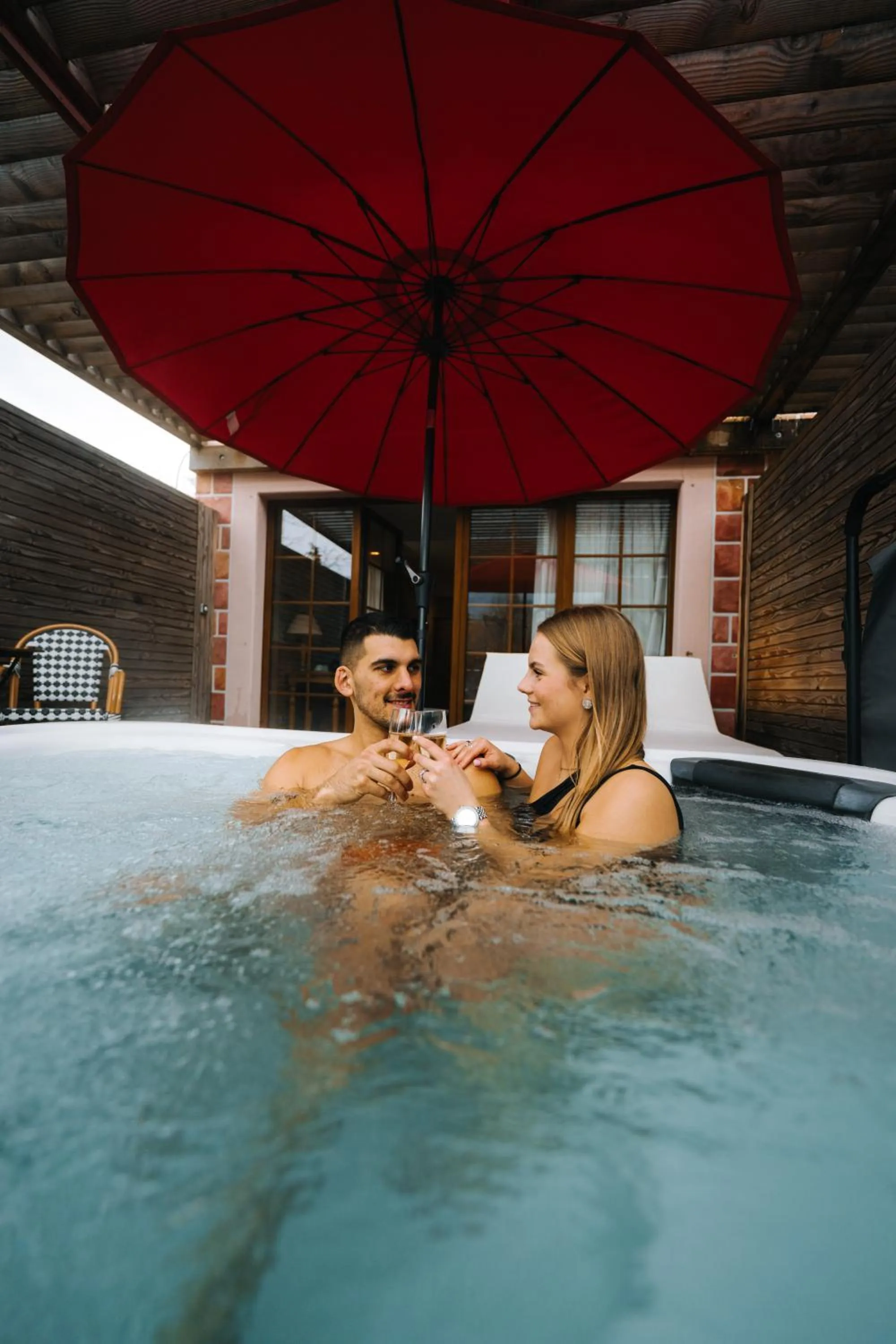 People in Les Violettes Hotel & Spa