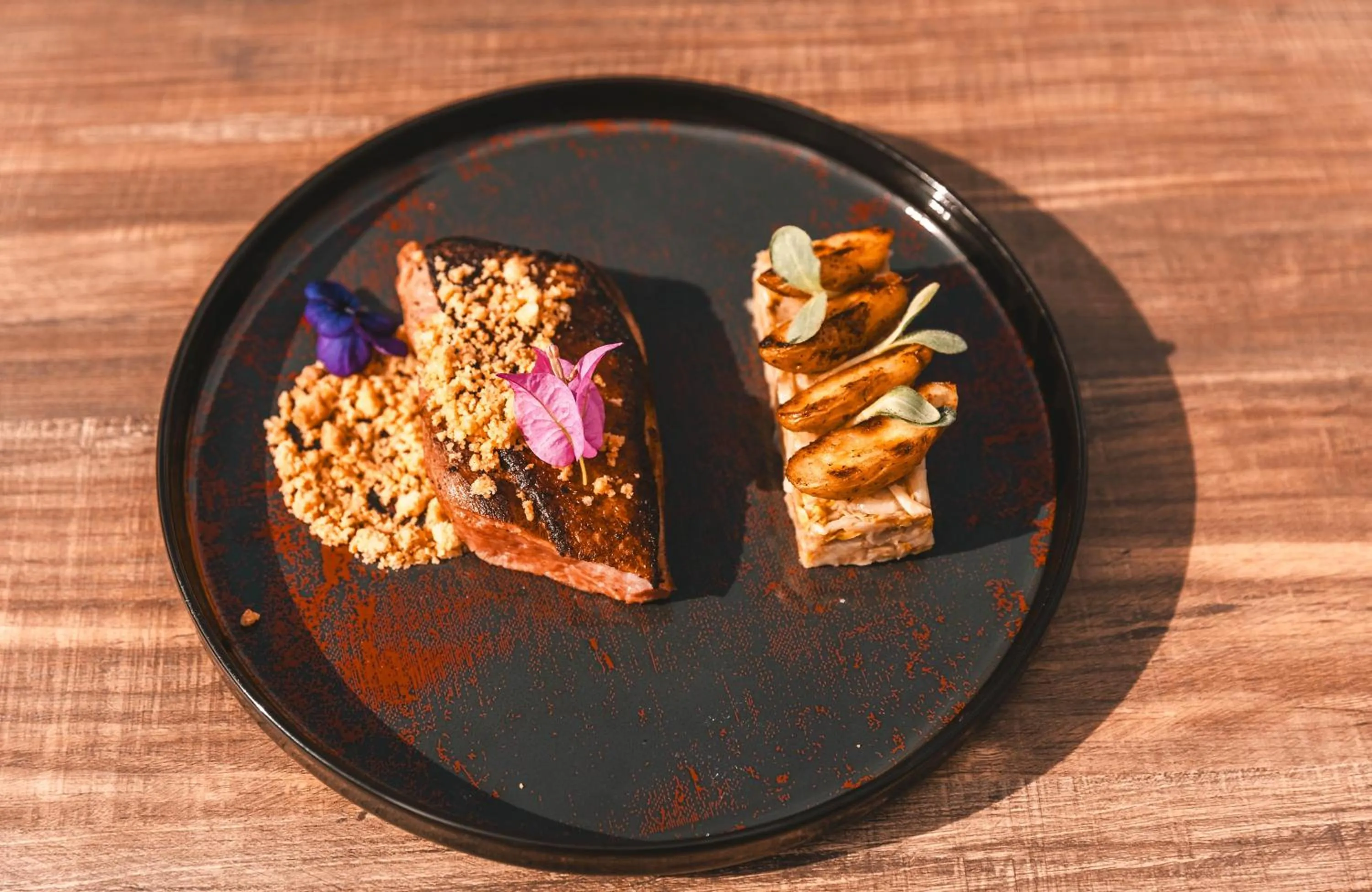 Food in Les Violettes Hotel & Spa