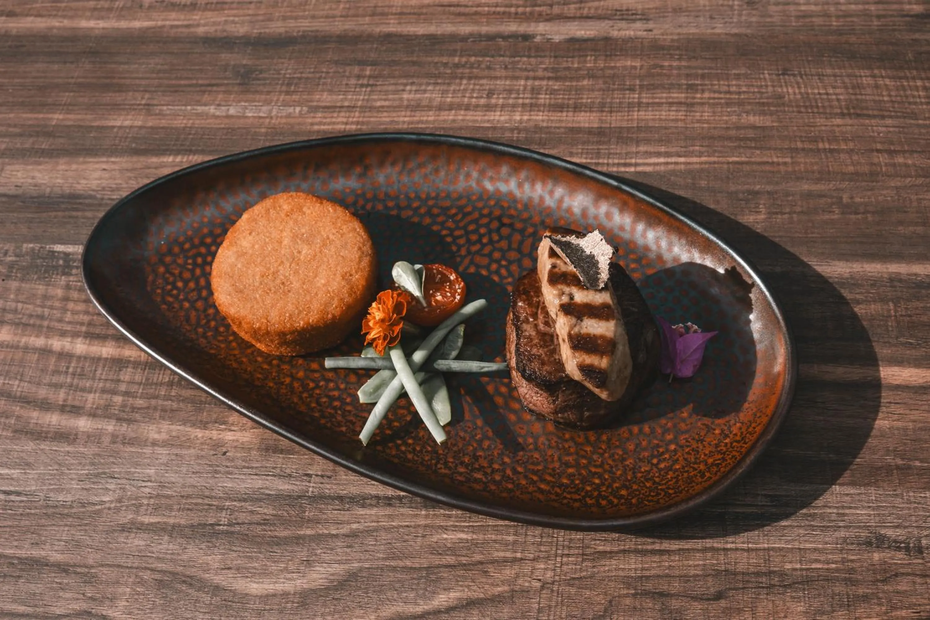 Food in Les Violettes Hotel & Spa