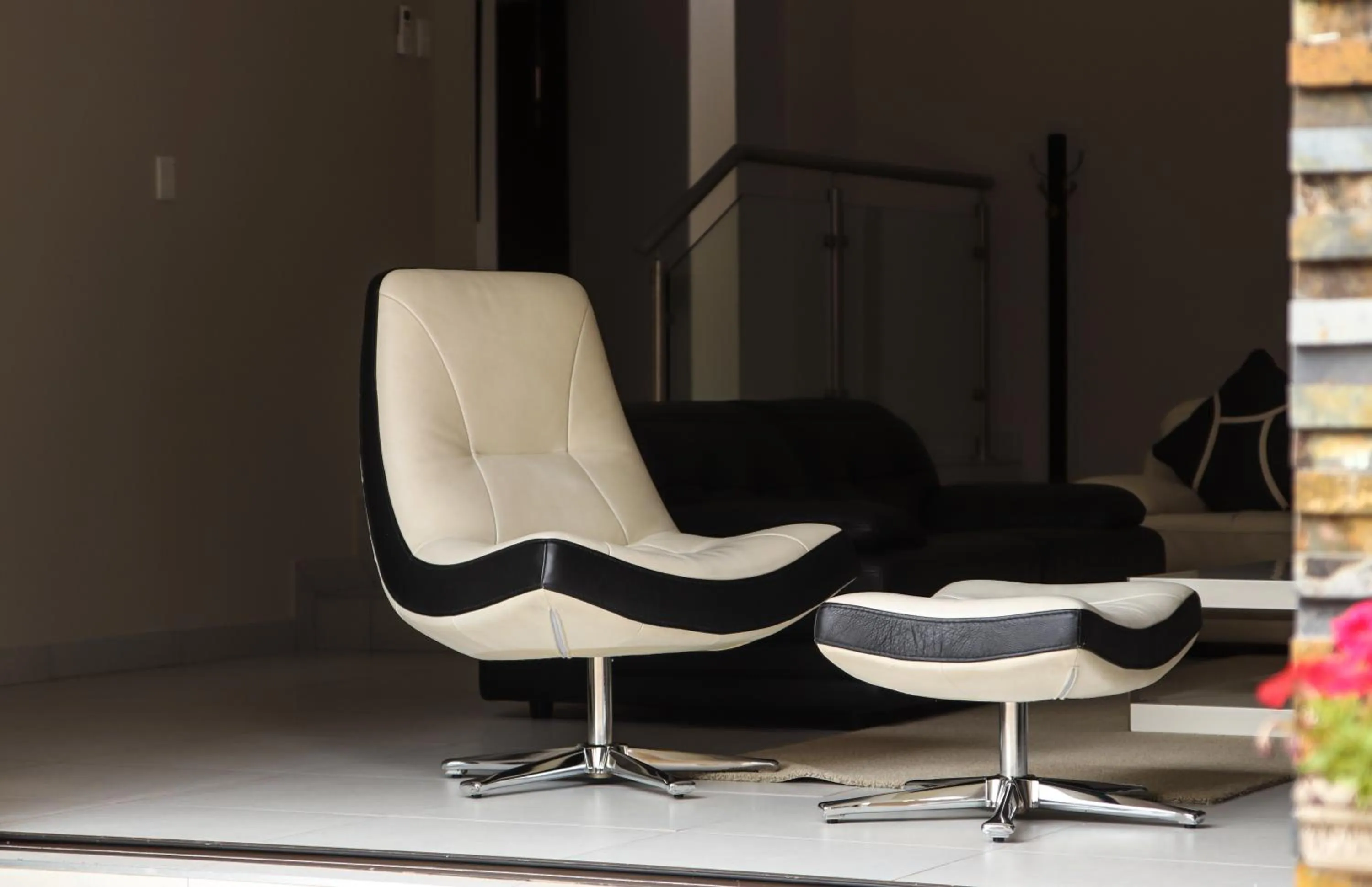 Seating area in Letsatsing Lodge