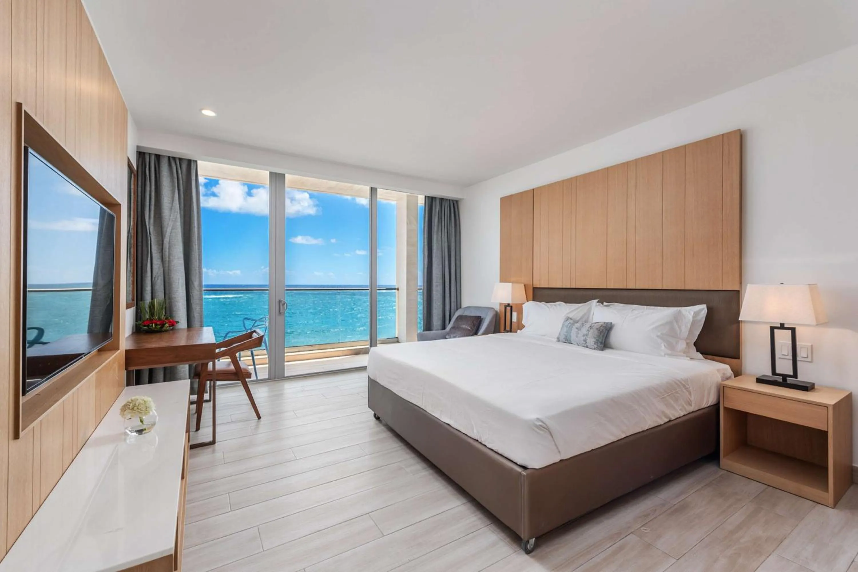 Bedroom, Bed in Koi Resort Saint Kitts, Curio Collection by Hilton