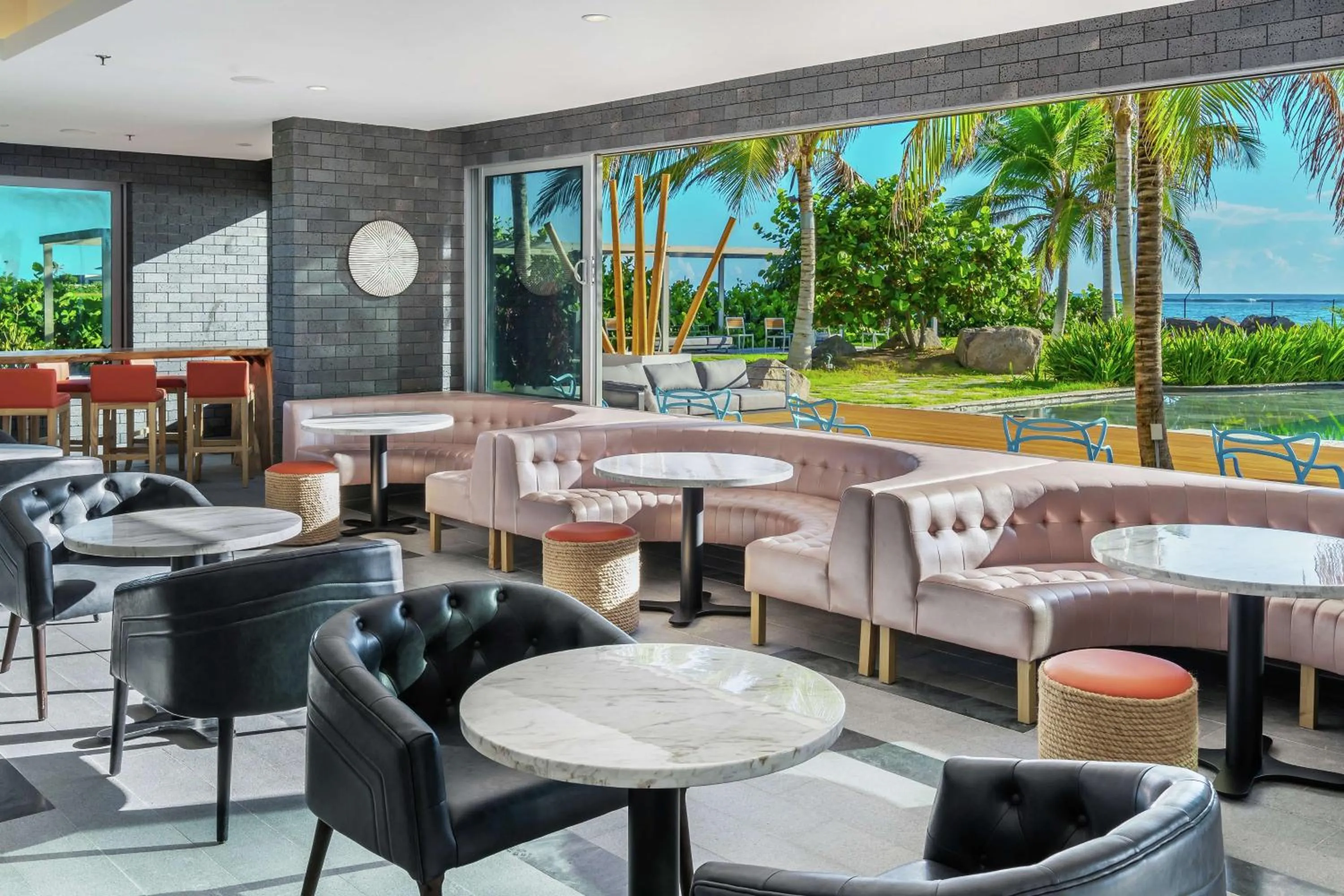 Dining area in Koi Resort Saint Kitts, Curio Collection by Hilton