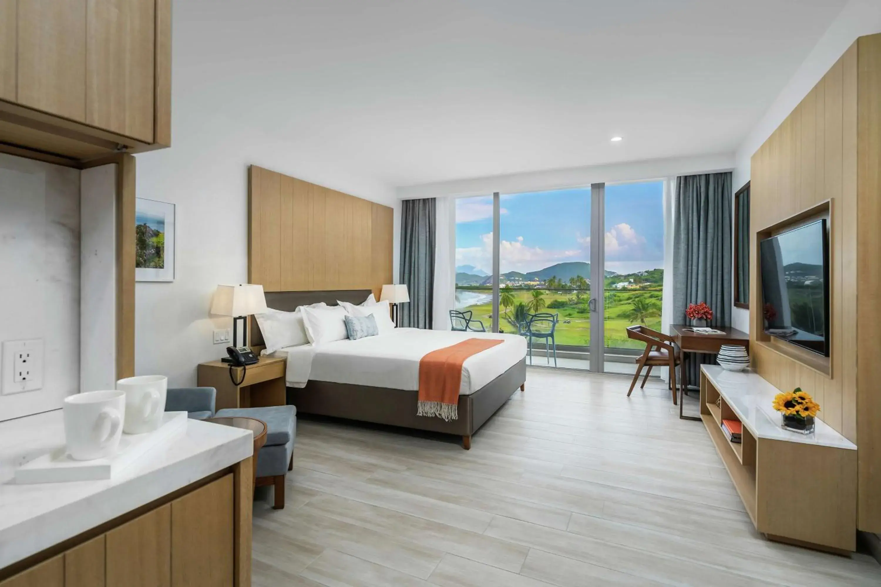 King Room with Sea View in Koi Resort Saint Kitts, Curio Collection by Hilton King Room with Sea View in Koi Resort Saint Kitts, Curio Collection by Hilton