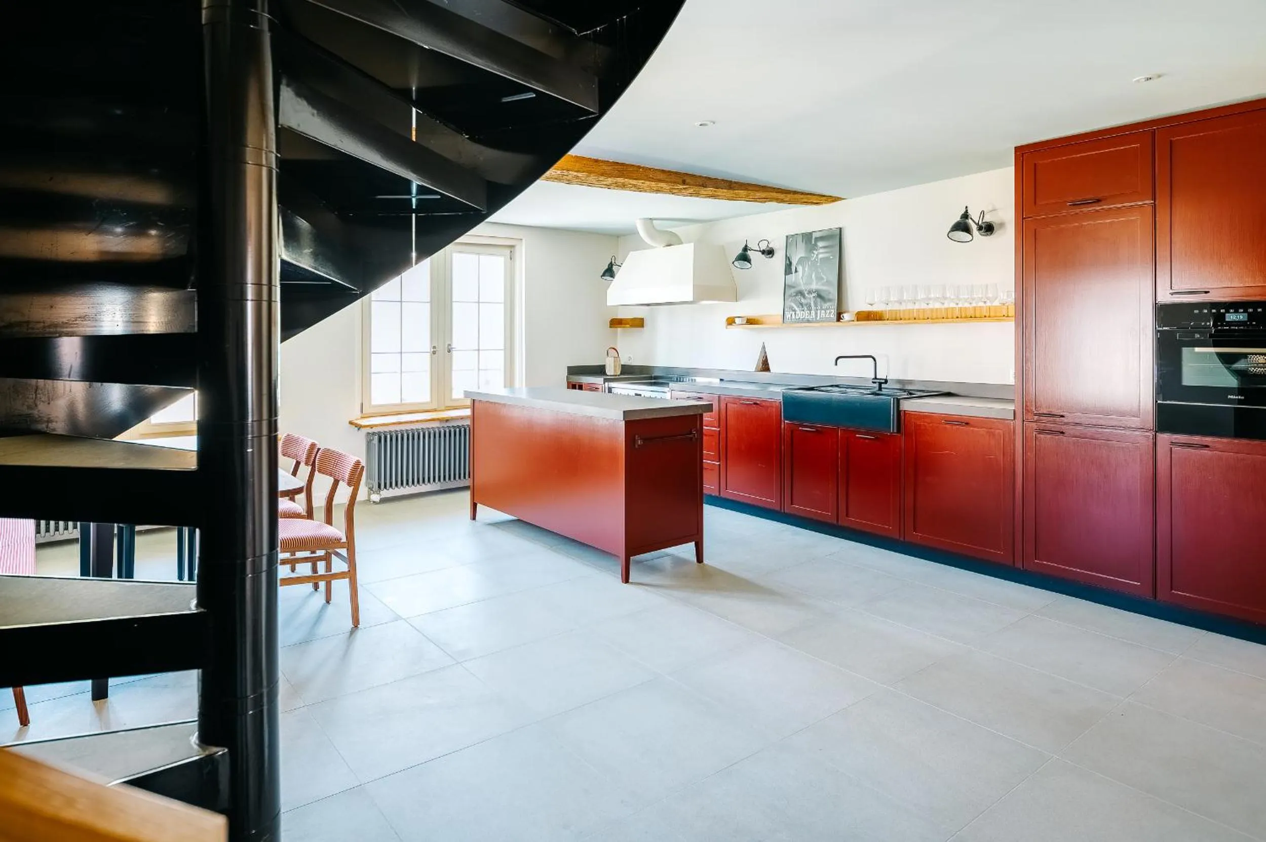 oven in Luxury Residences by Widder Hotel