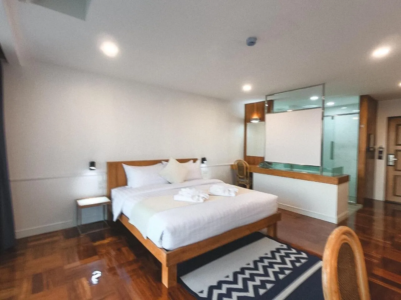 Photo of the whole room, Bed in The Chimes Chiangmai Old City