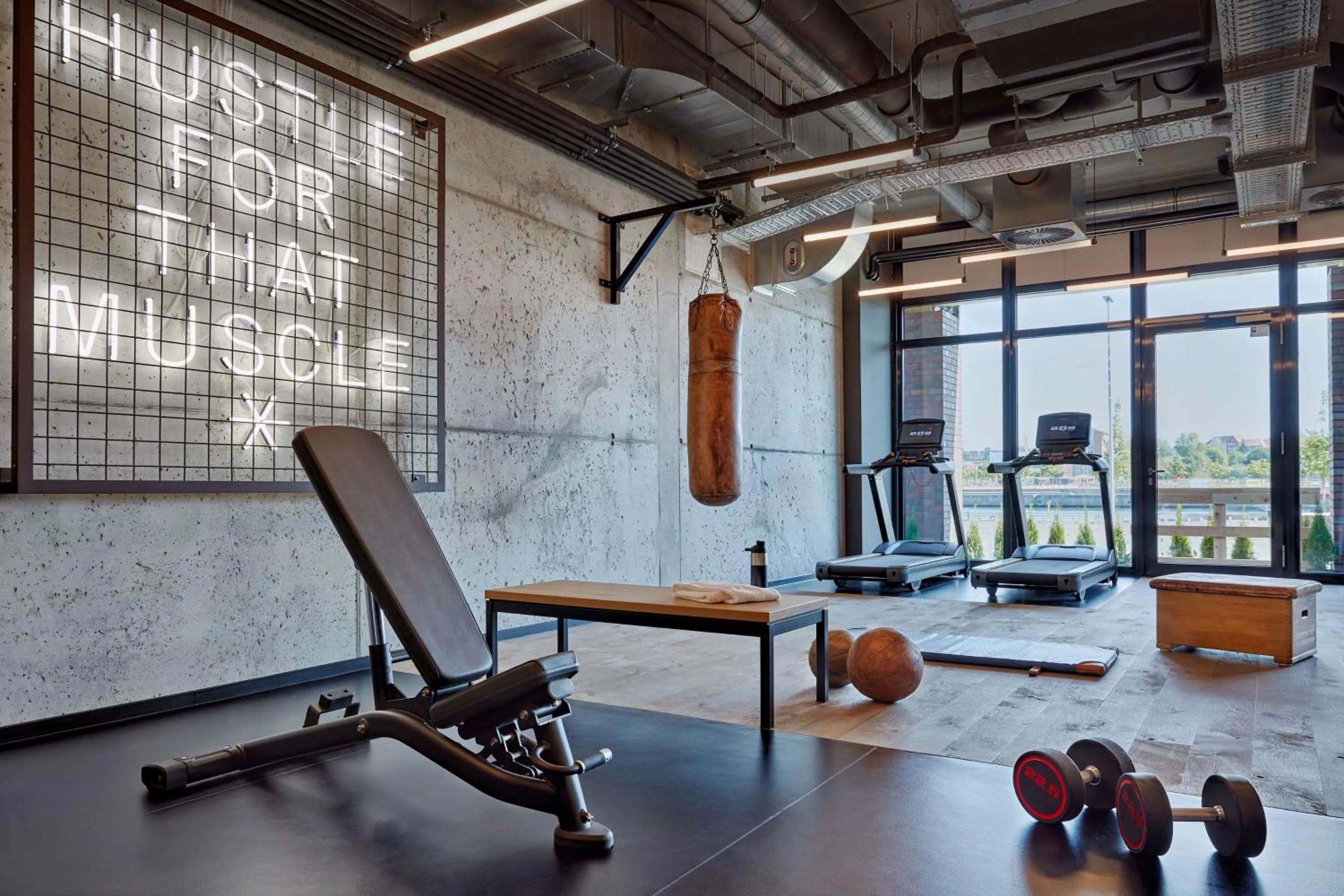 Fitness centre/facilities in Me and All Hotel Kiel, by Hyatt