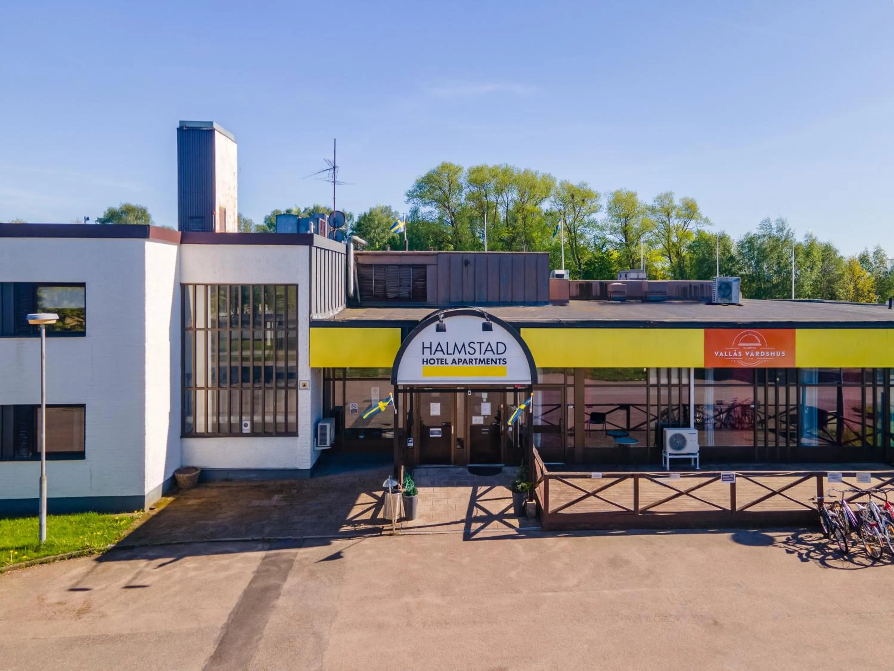 Property building in Halmstad Hotel Apartments