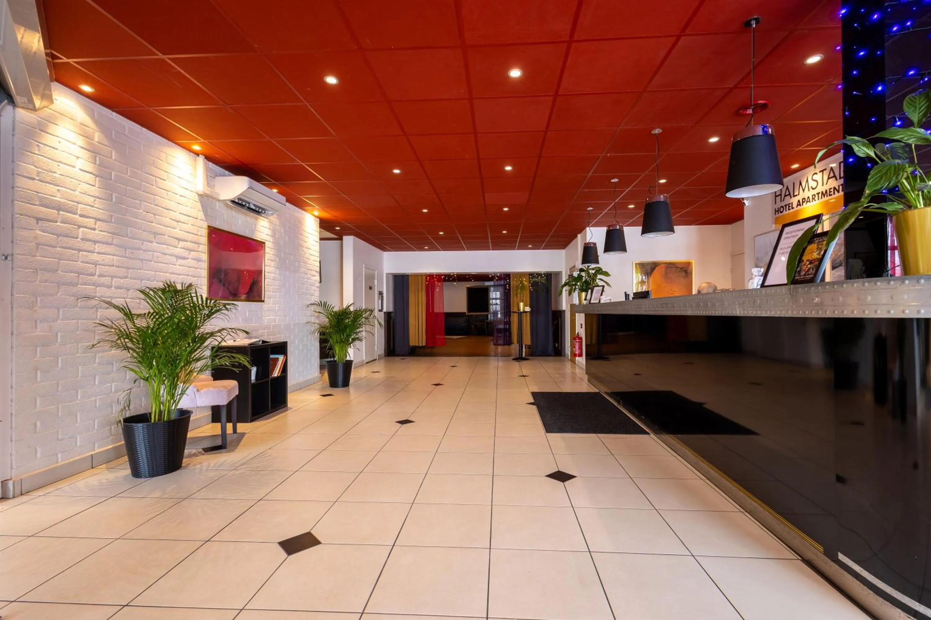Lobby or reception in Halmstad Hotel Apartments