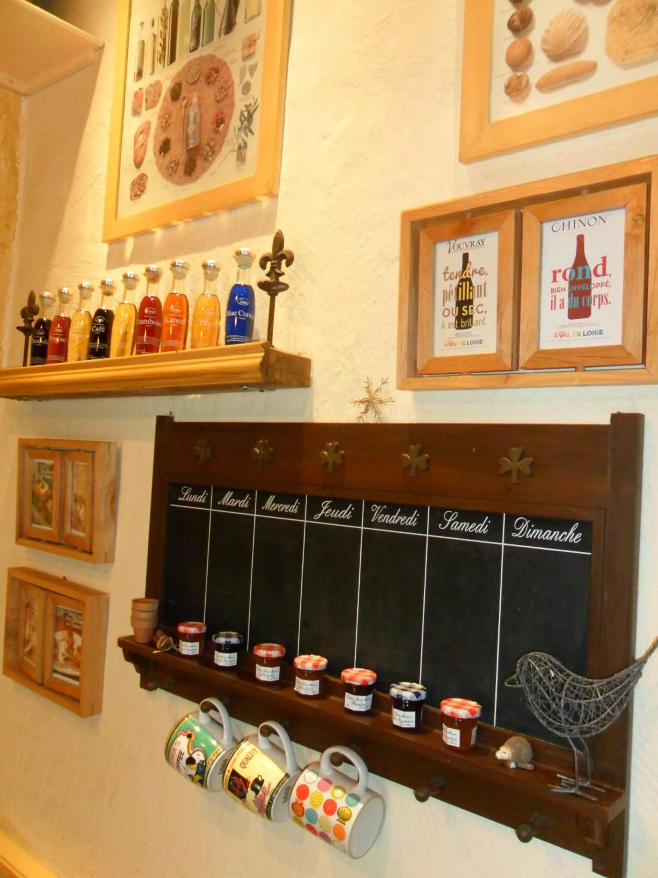 Kitchen or kitchenette in Chambres d'Hôtes La Turone