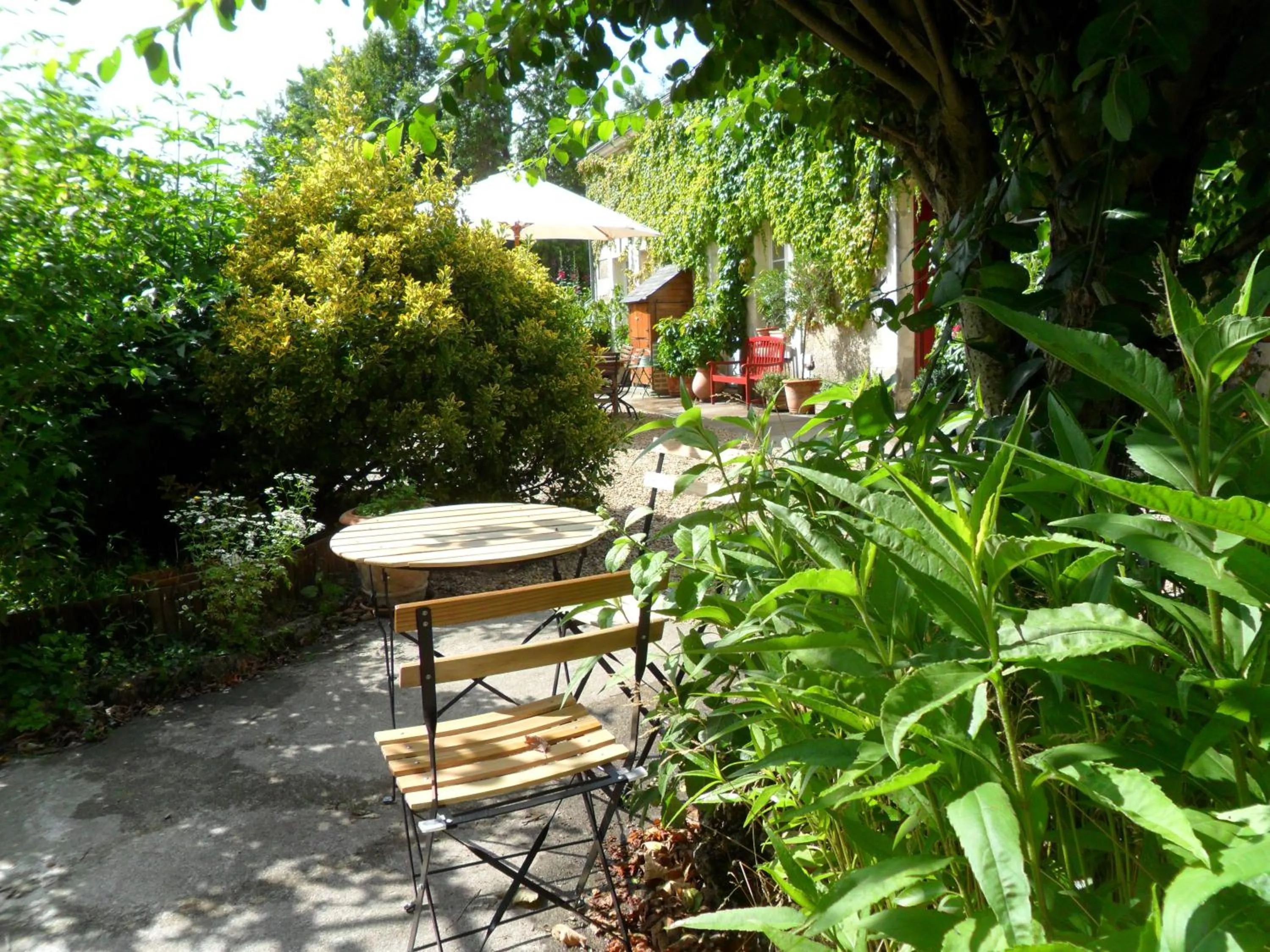 Patio in Chambres d'Hôtes La Turone