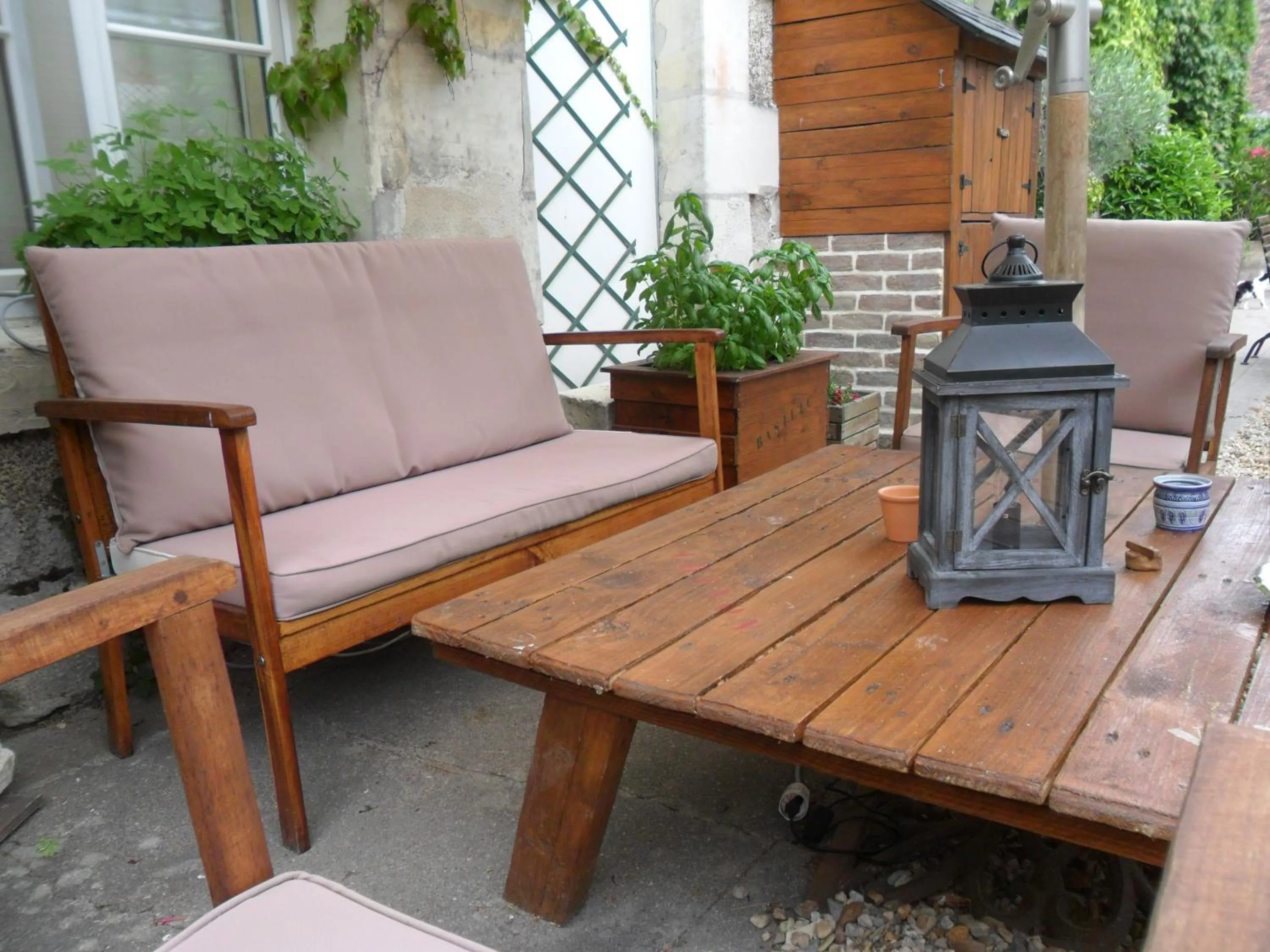 Patio in Chambres d'Hôtes La Turone