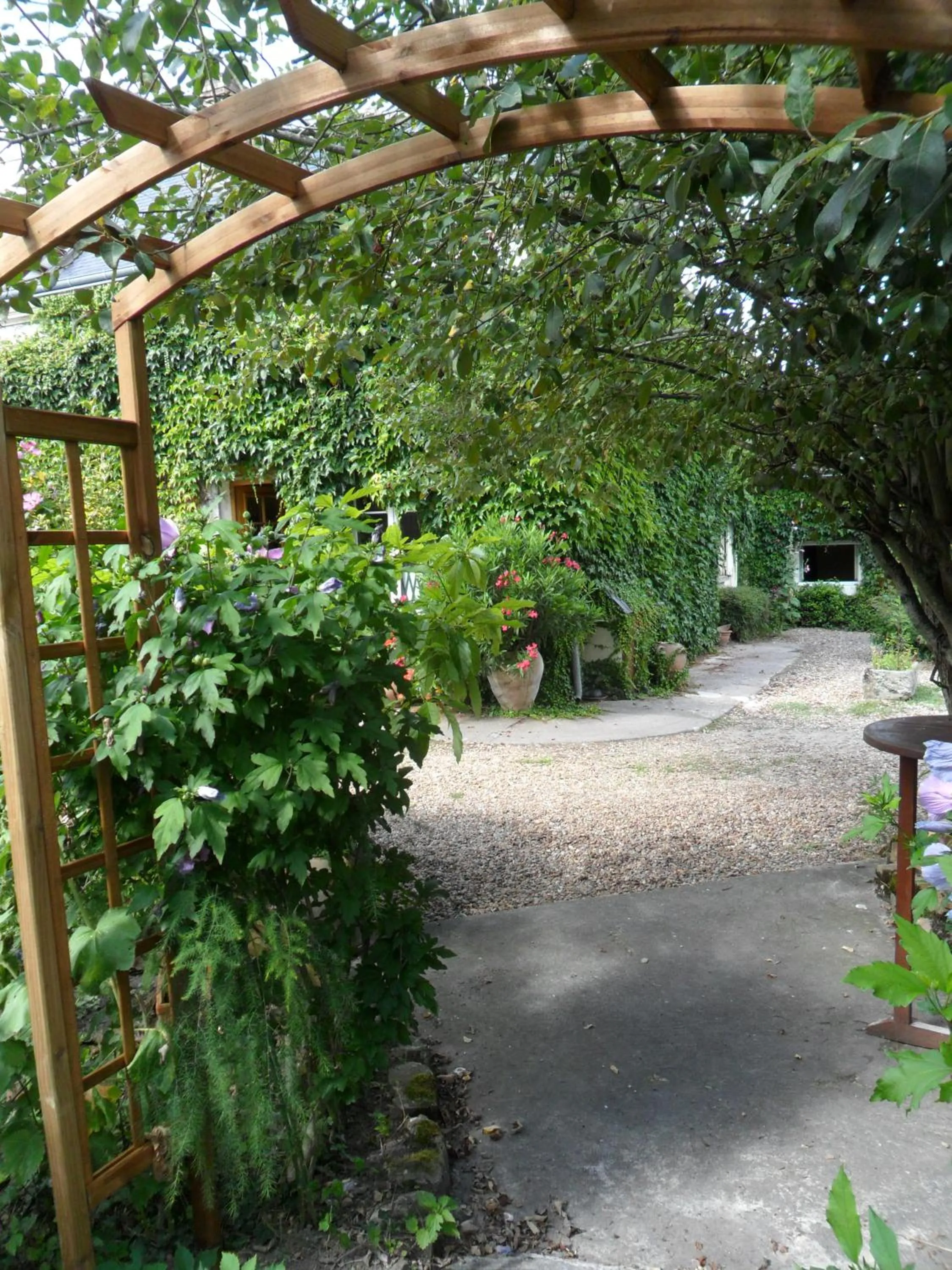 Patio in Chambres d'Hôtes La Turone