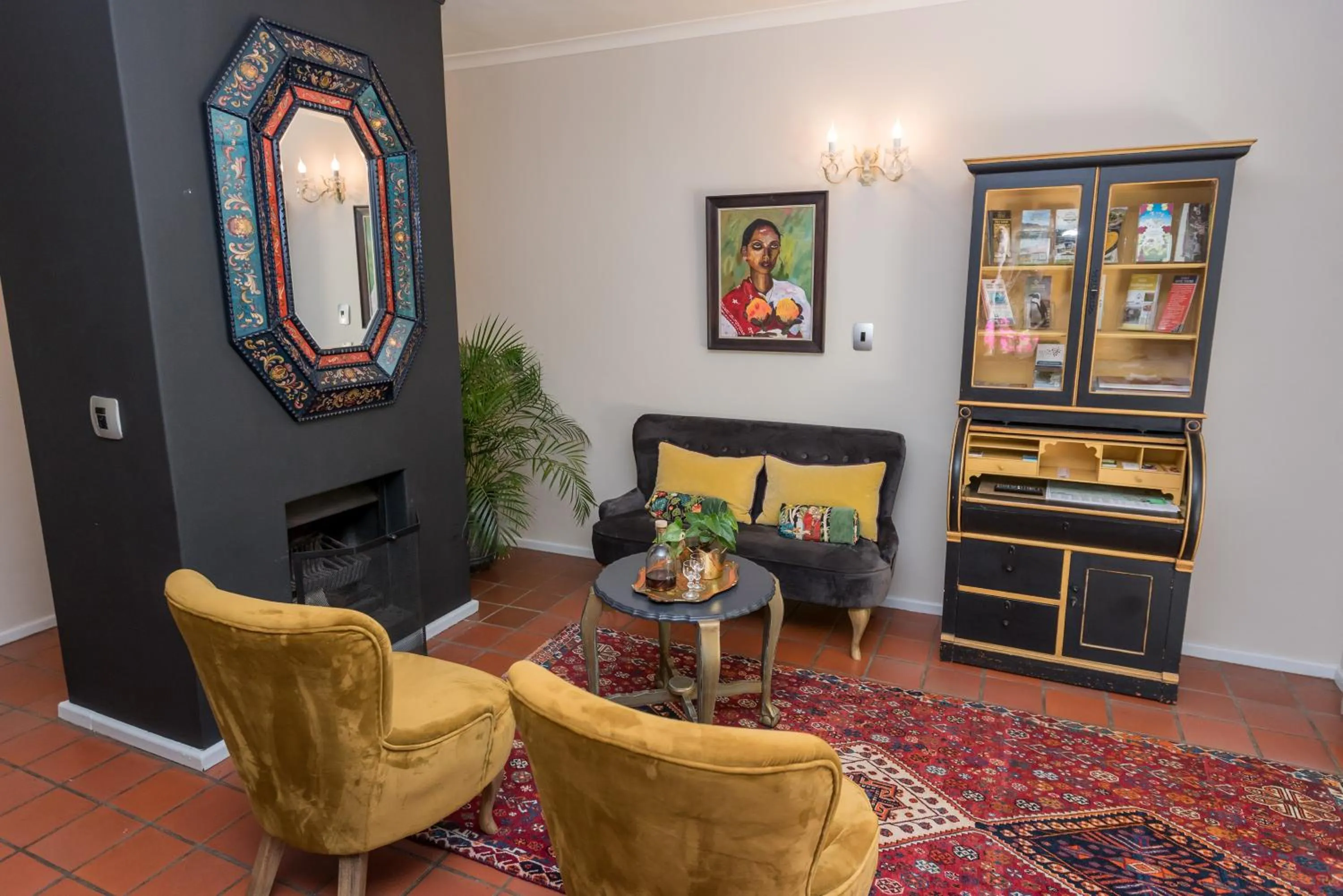 Seating area in Baruch Guest House Rhodes