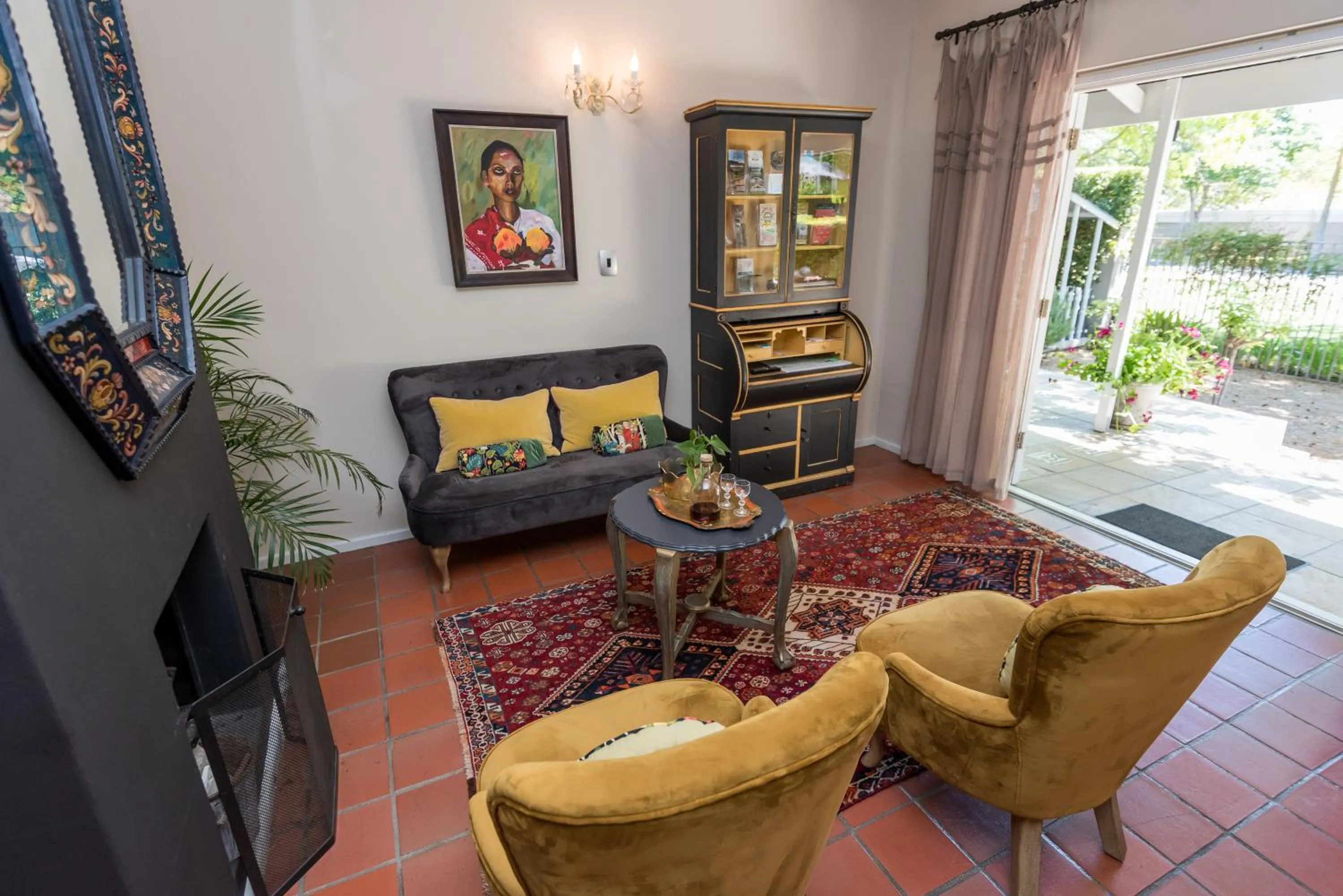 Seating area in Baruch Guest House Rhodes