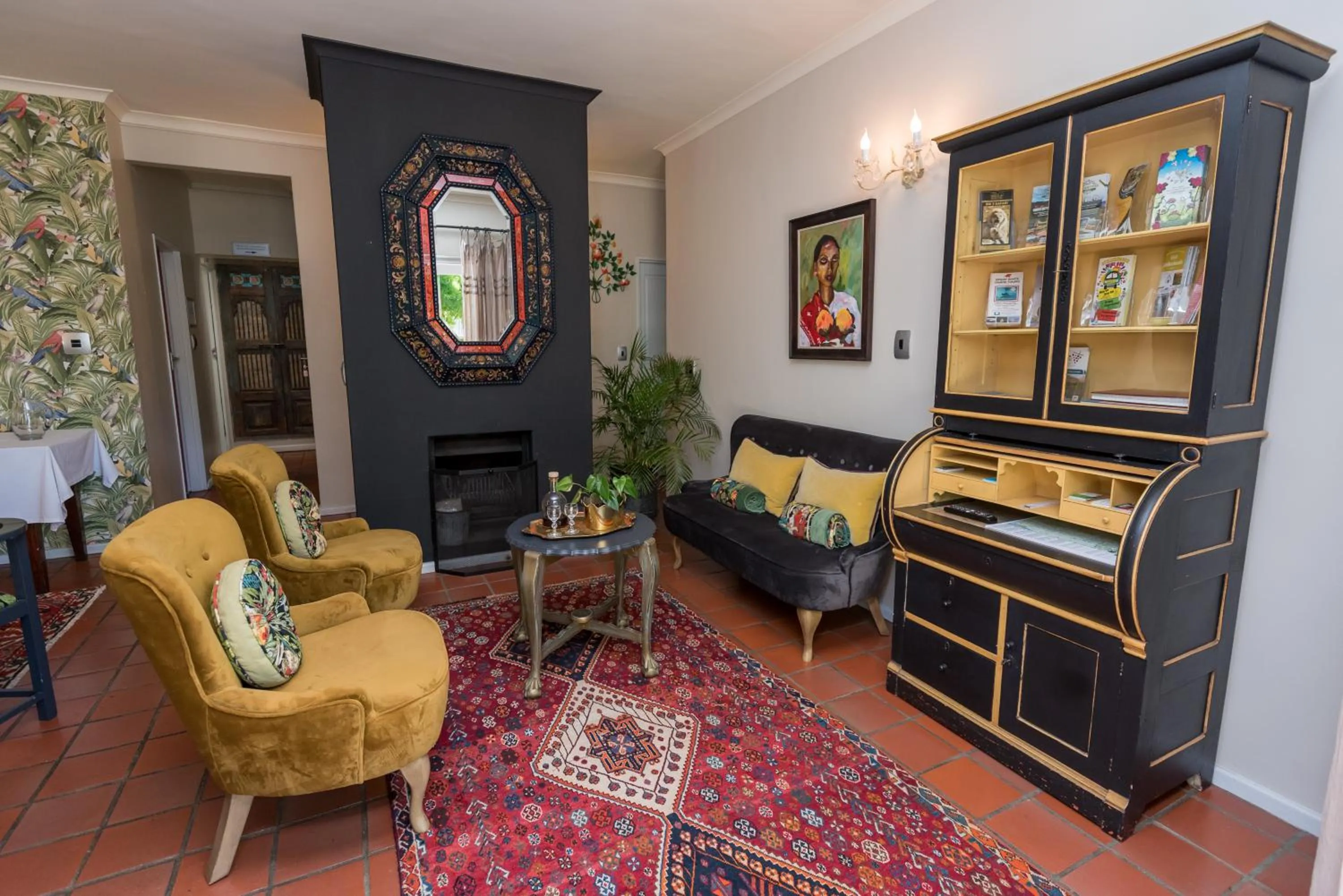 Seating area in Baruch Guest House Rhodes