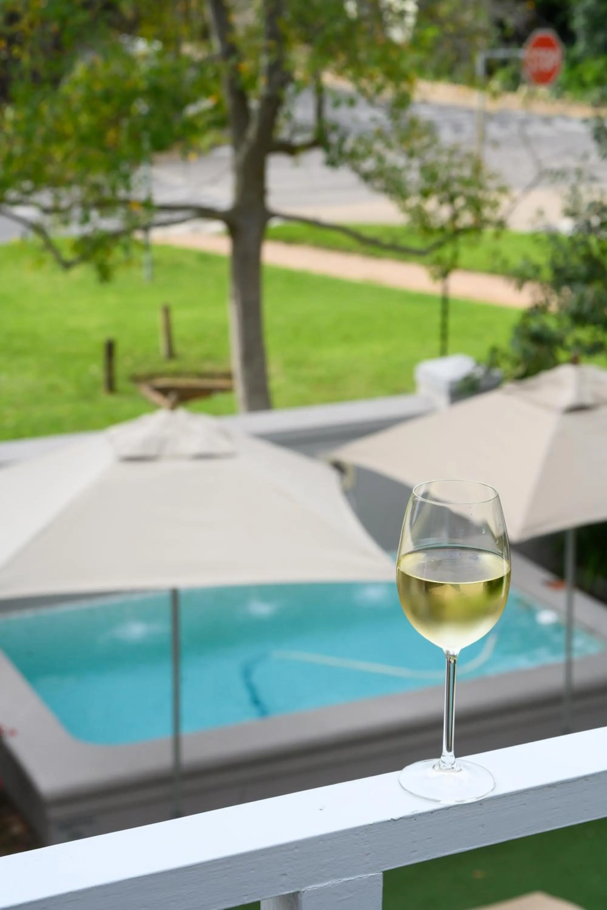 Pool view in Baruch Guest House Rhodes