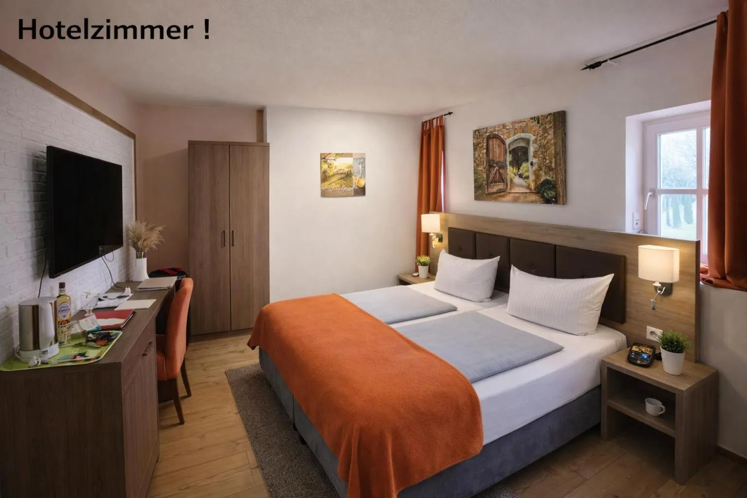 Bed in Landhotel Römerkessel