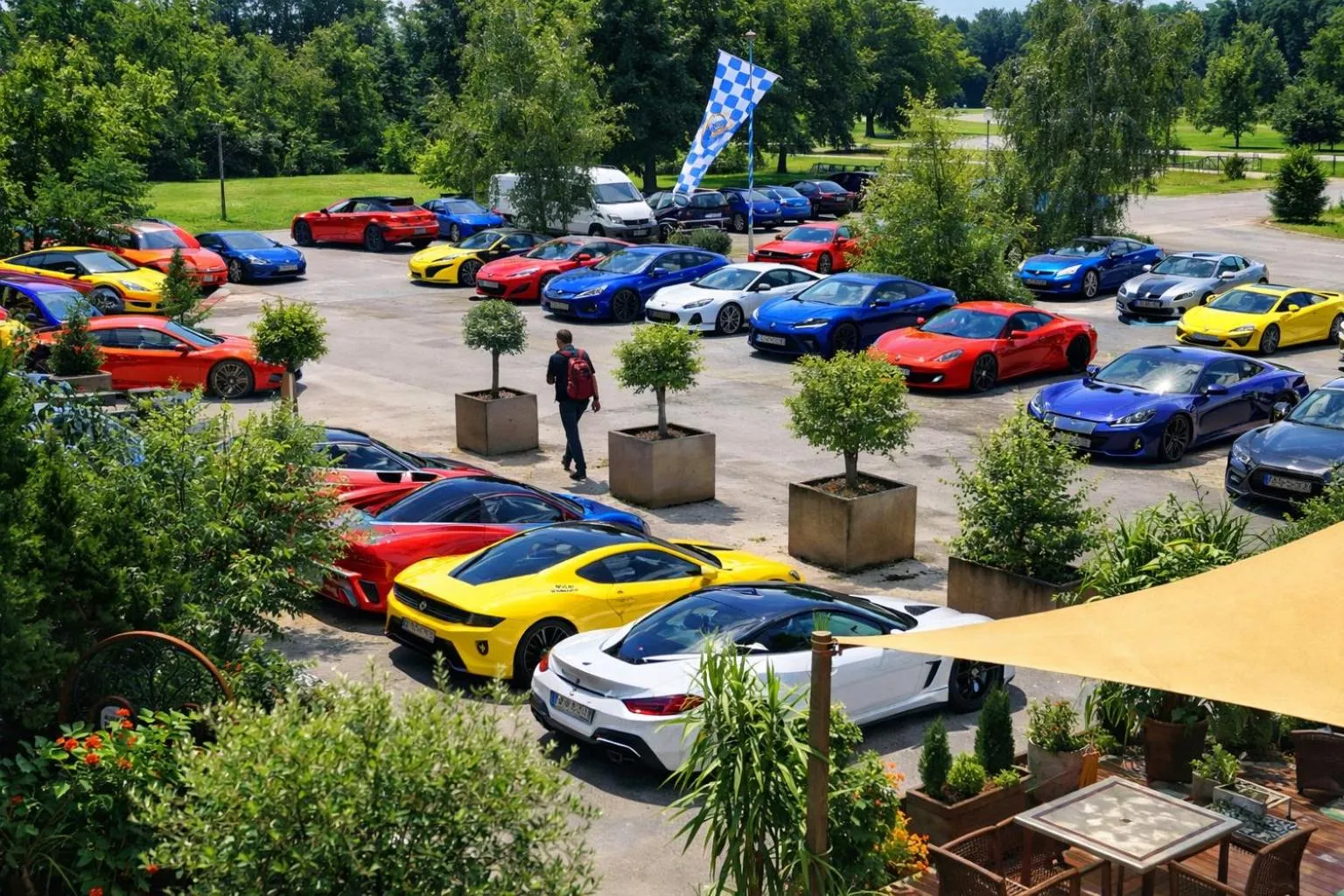 Parking in Landhotel Römerkessel