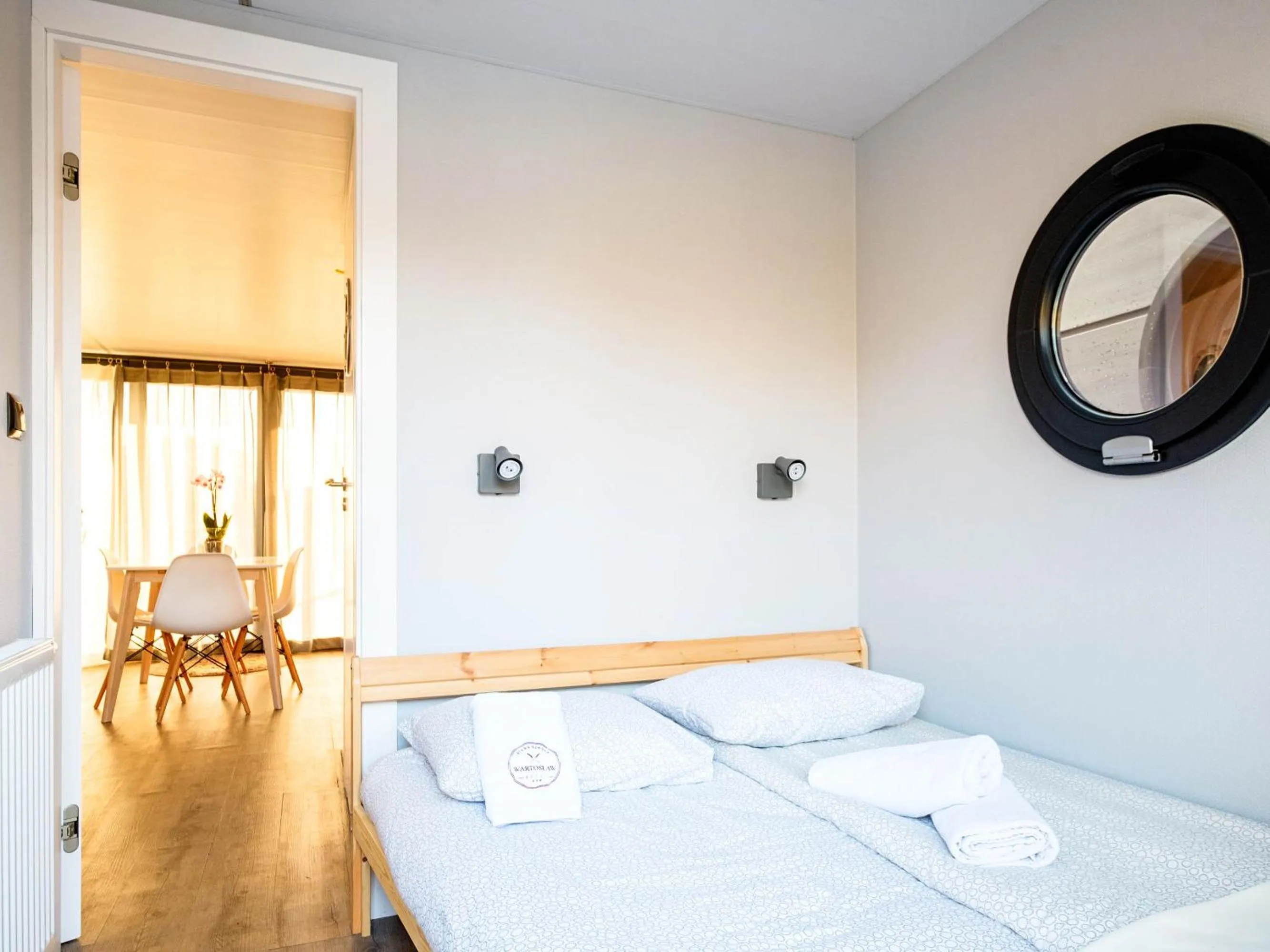 Bed in Stara Szkoła Boutique Hotel