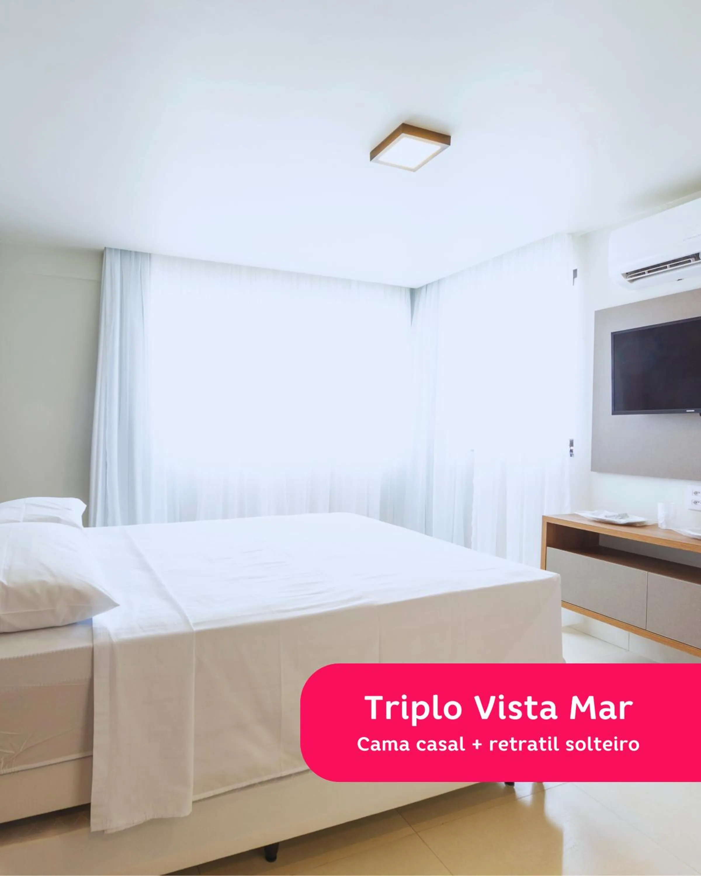 Bedroom, Bed in Liiv Cobogó - Natal Ponta Negra