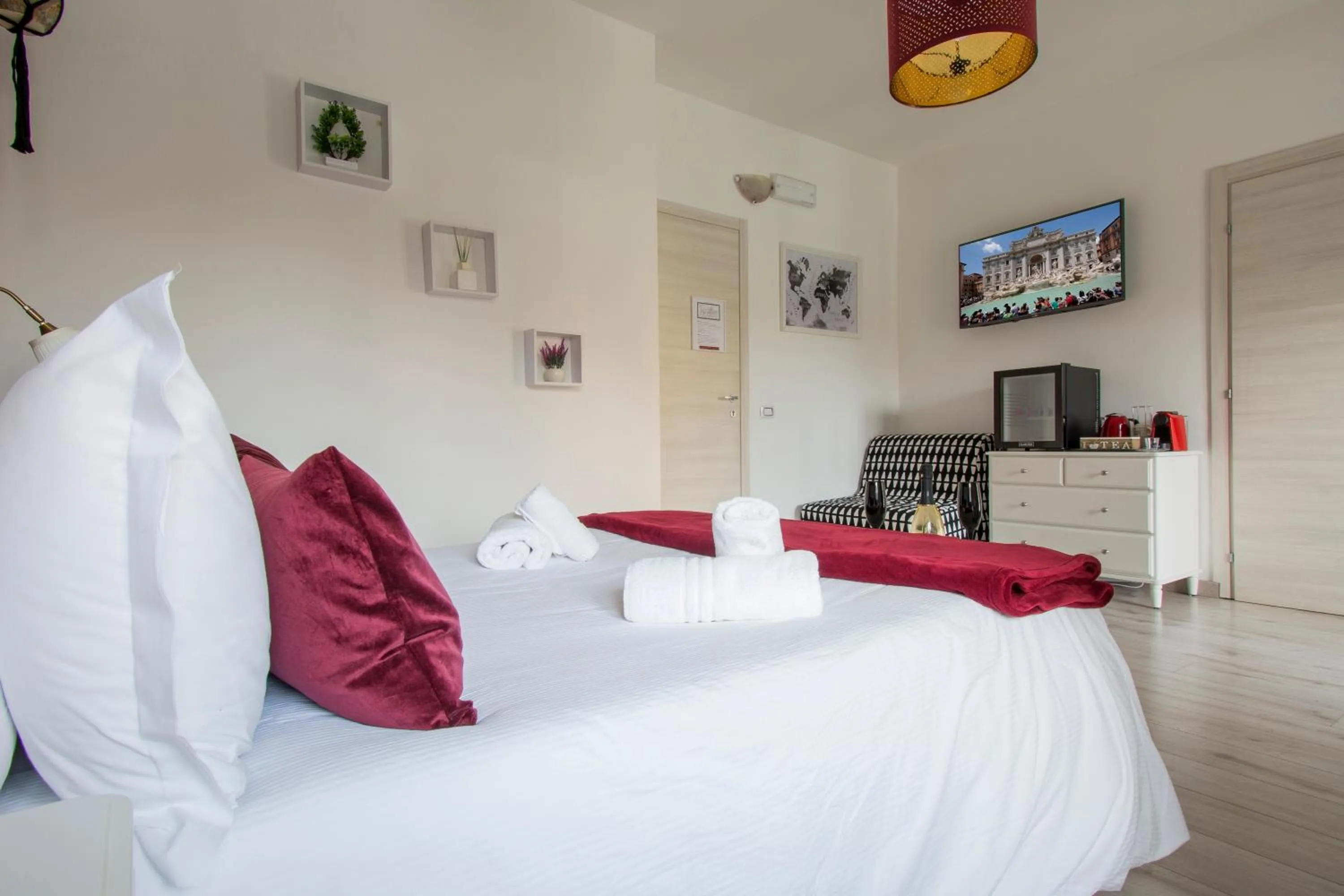 Bed in Piccolo Hotel Boutique