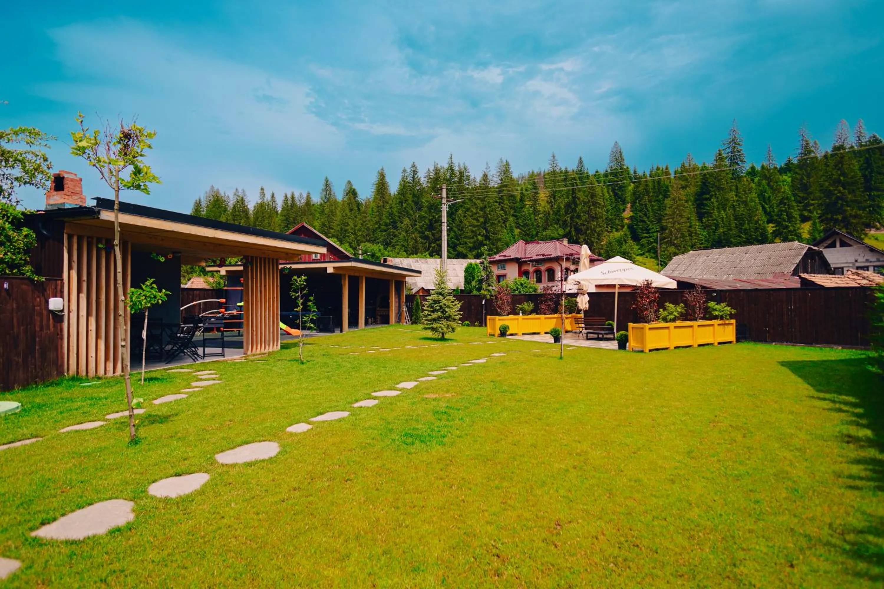 Garden in Chalet 173