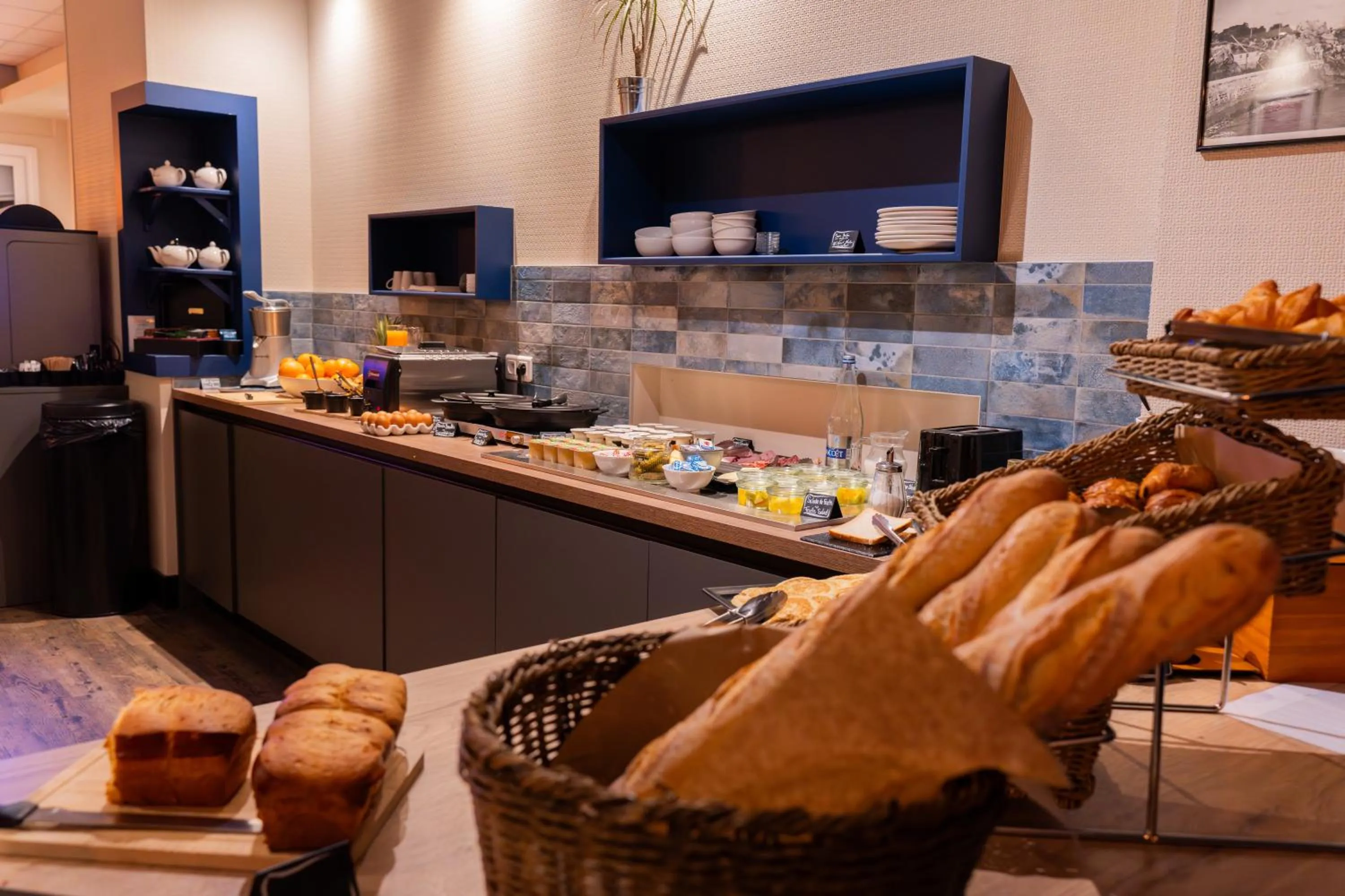 Breakfast in Best Western Hotel De La Plage Saint Marc sur Mer