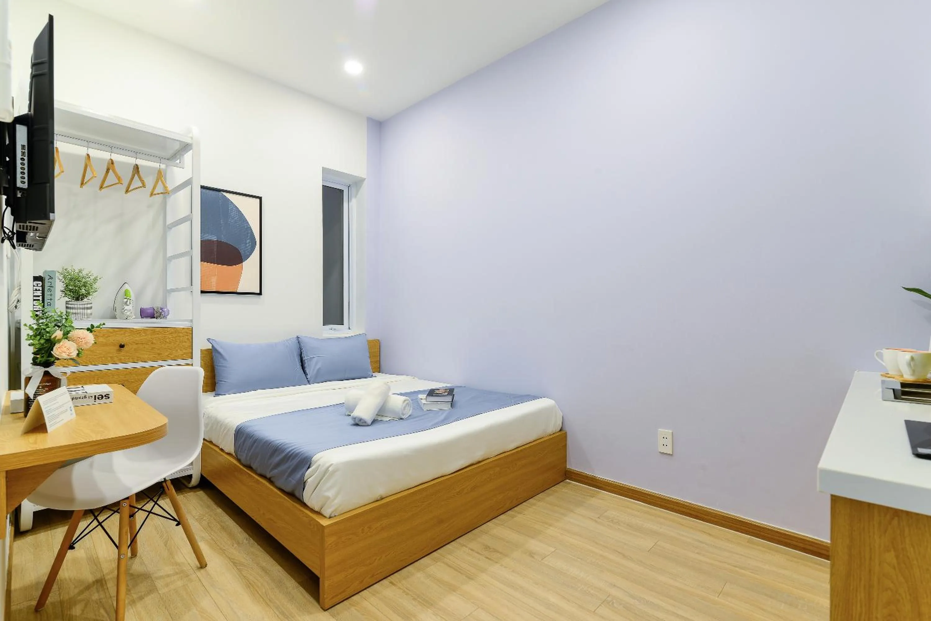 Photo of the whole room, Bed in Cozrum Homes - Rivera Corner