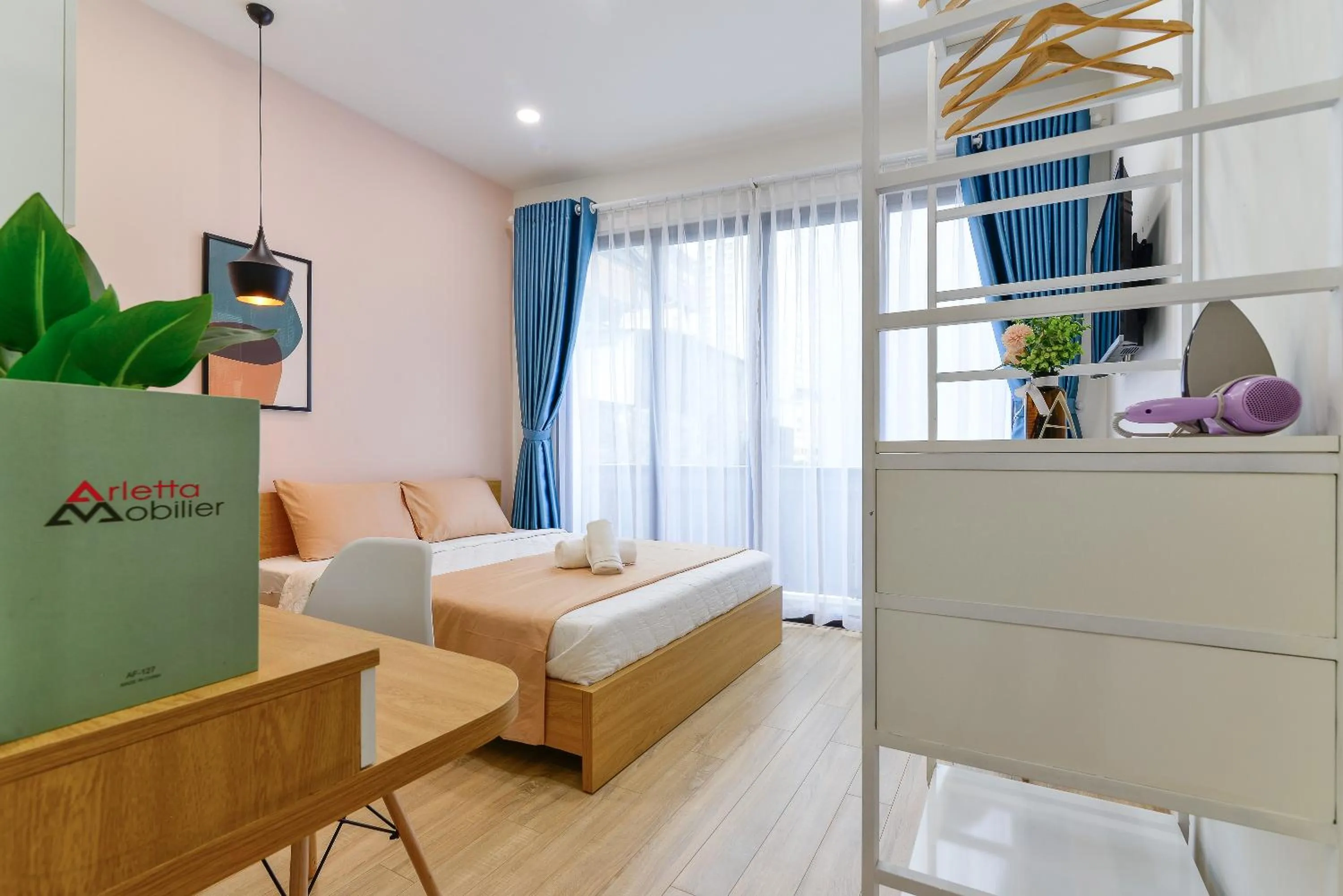 Photo of the whole room, Bed in Cozrum Homes - Rivera Corner