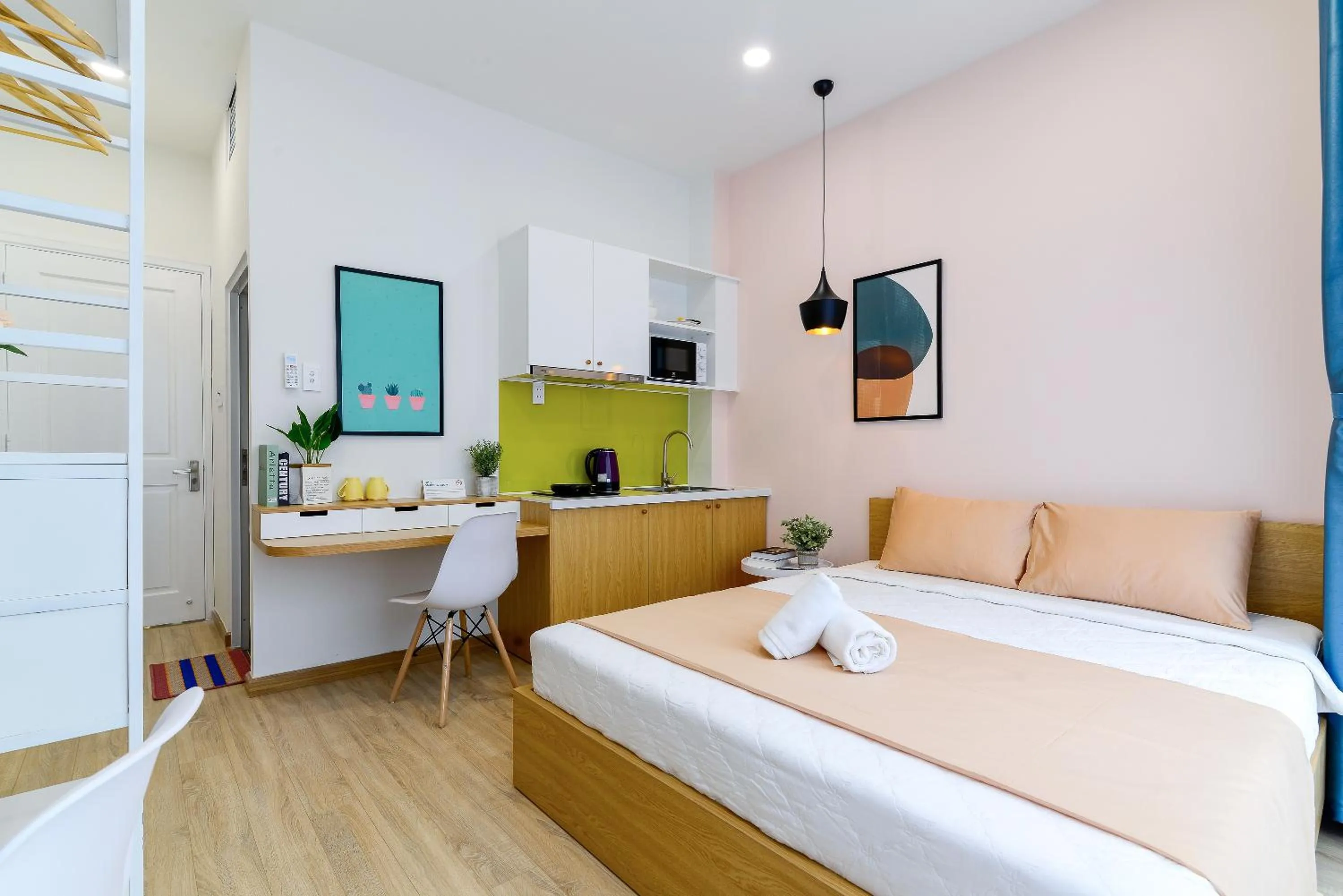 Bedroom, Bed in Cozrum Homes - Rivera Corner