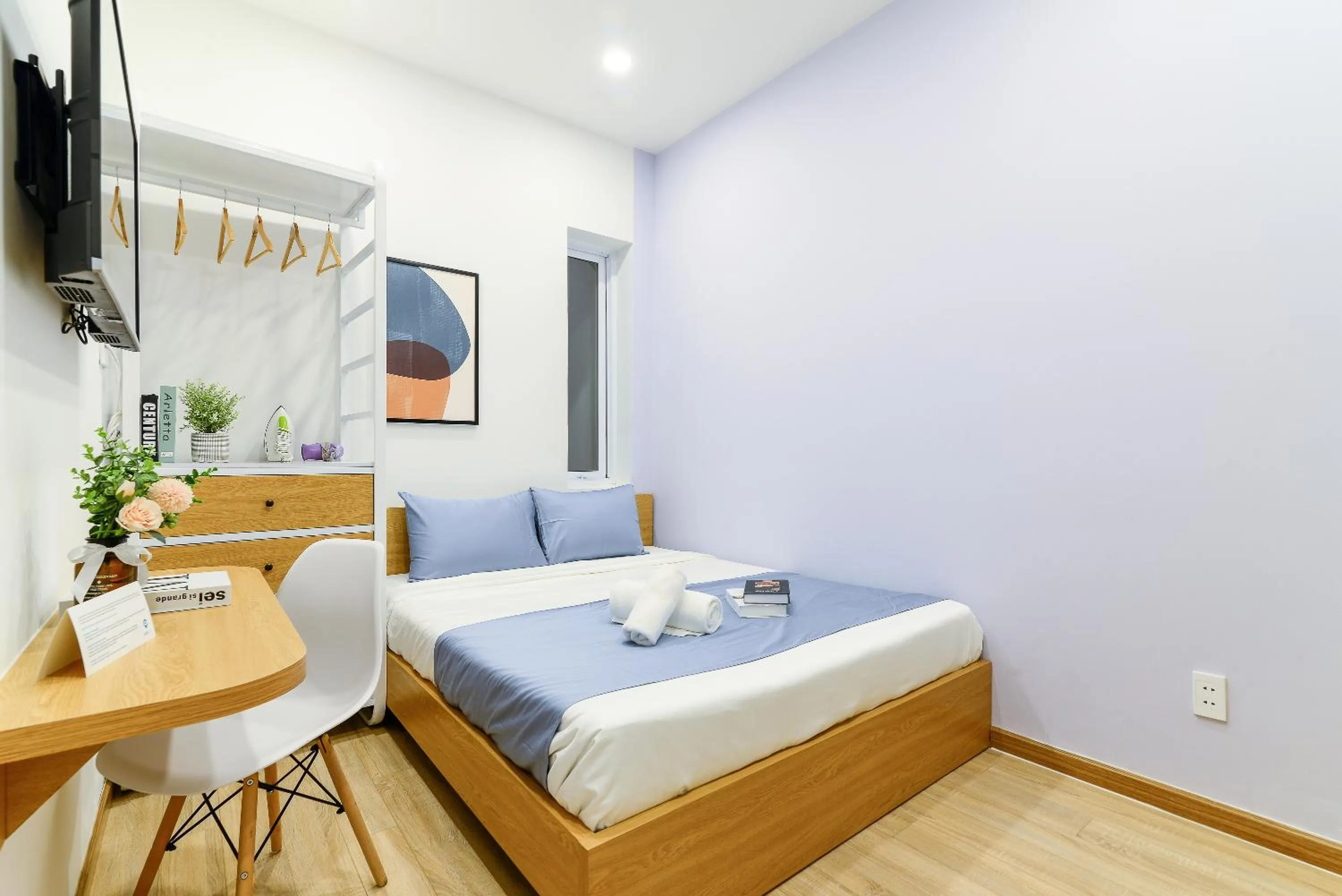 Photo of the whole room, Bed in Cozrum Homes - Rivera Corner