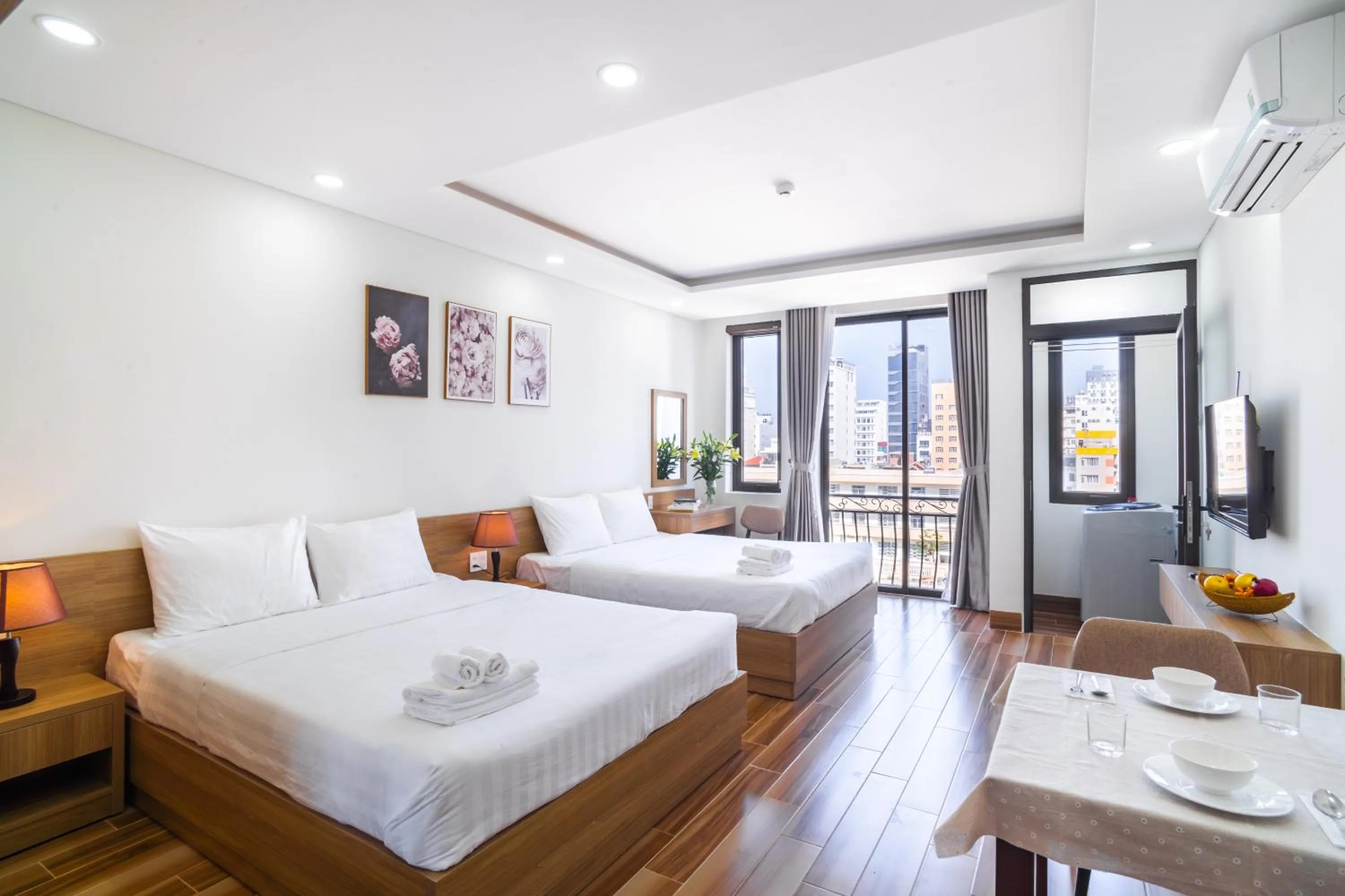 Bed in THE NAVIS Hotel & Apartment