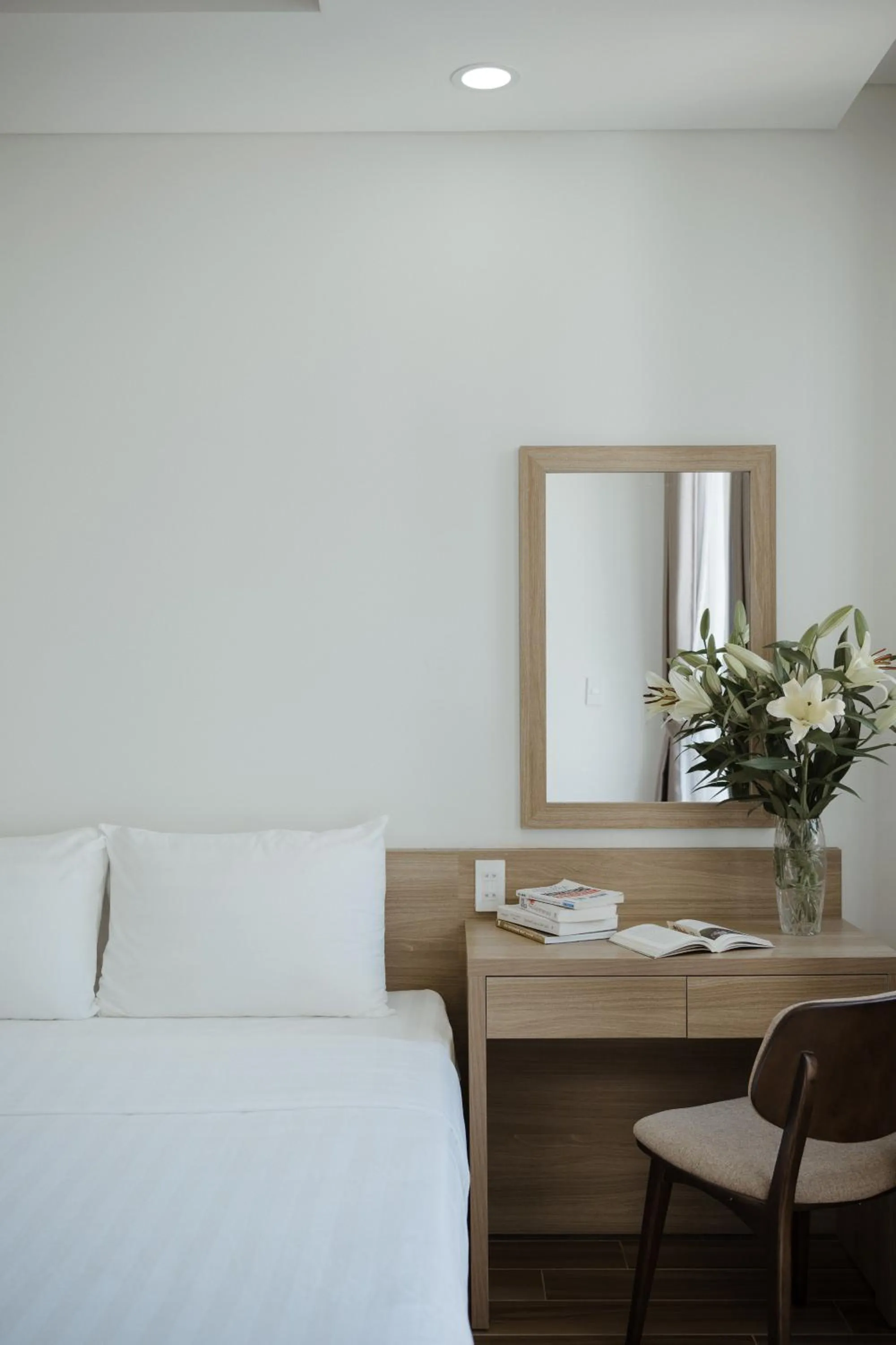 Bed in THE NAVIS Hotel & Apartment