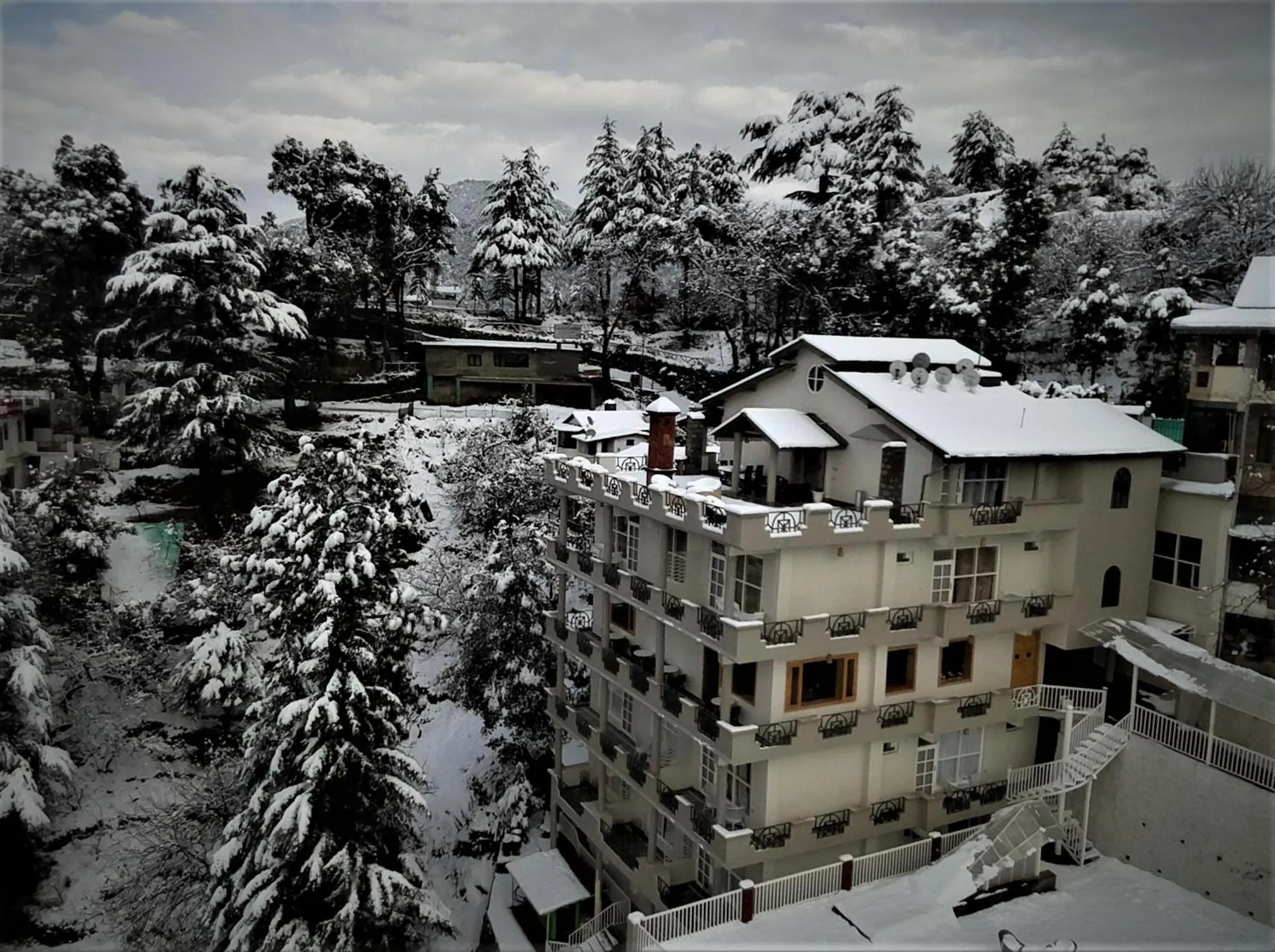 Property building in Clarks Exotica Resort Ramgarh Mukteshwar