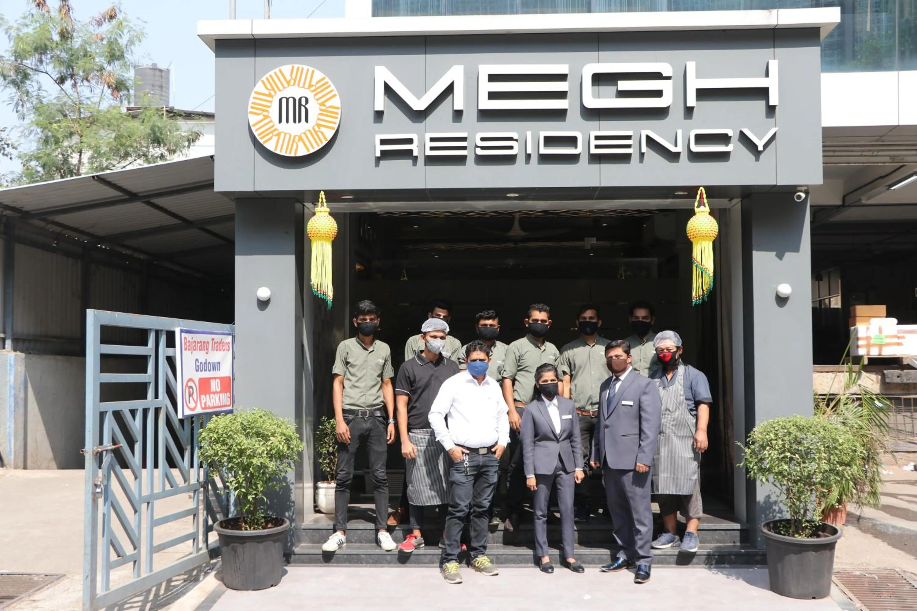 Facade/entrance in Megh Residency Navi Mumbai