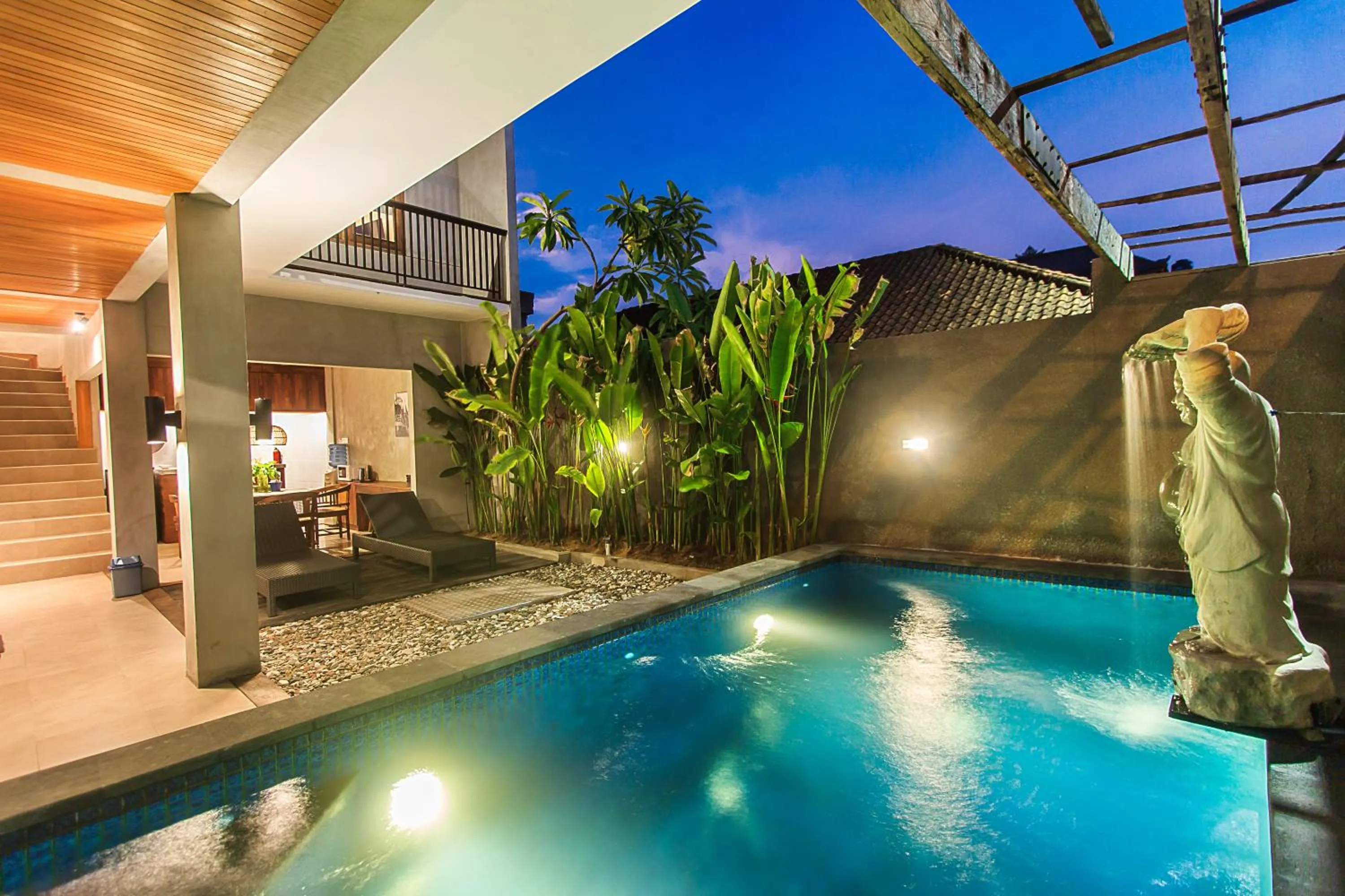 Swimming pool in Kuta Legian Villa 3 Bedroom Private pool